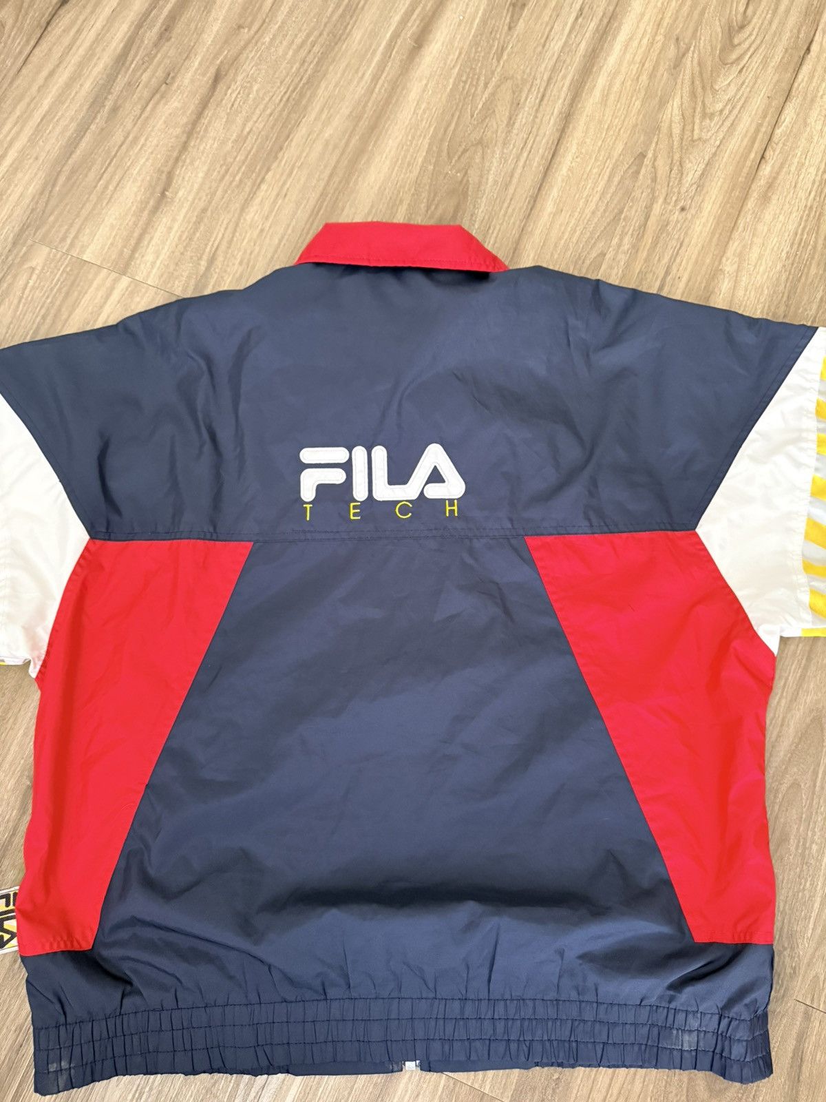 Fila Vintage 90’s Men’s Fila Tech Wind Breaker Jacket Size Large Size US L / EU 52-54 / 3 - 6 Thumbnail
