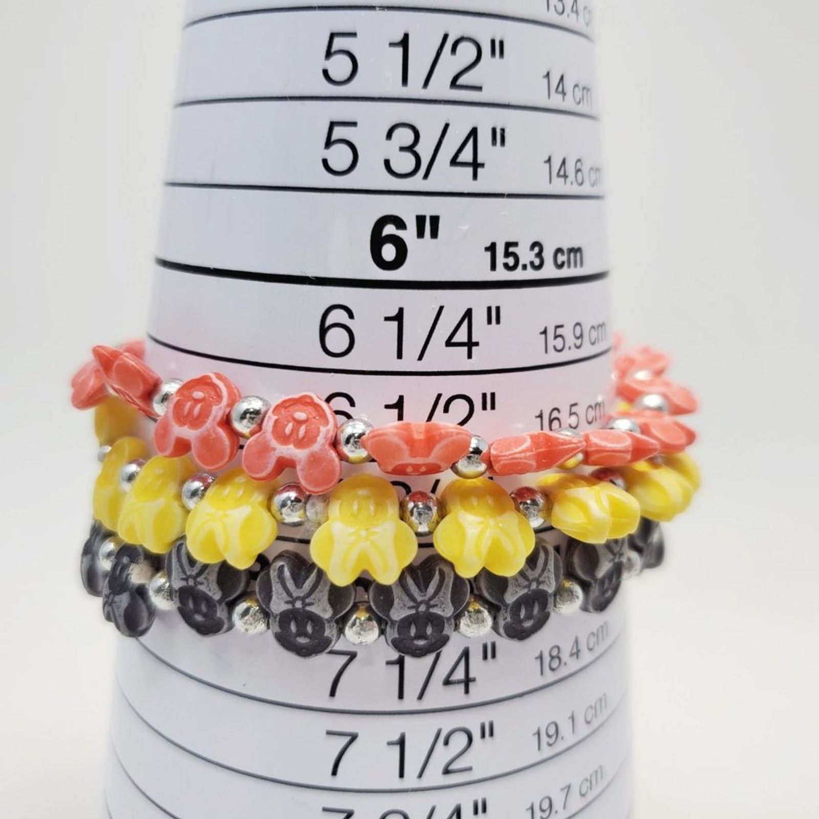 Disney Disney Mickey and Minnie Mouse Beaded Bracelet Set Size ONE SIZE - 6 Thumbnail
