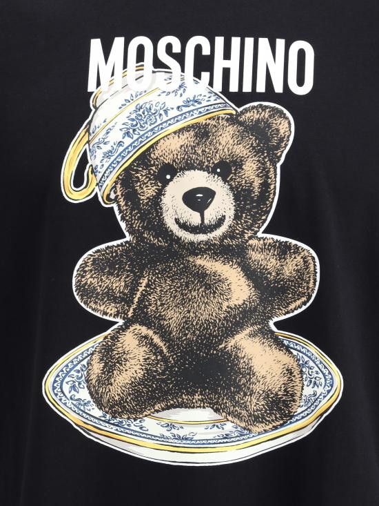 Moschino MOSCHINO Men T-Shirts 252ZZ0716252ZZ5241 1555 BLACK Size US XL / EU 56 / 4 - 1 Preview