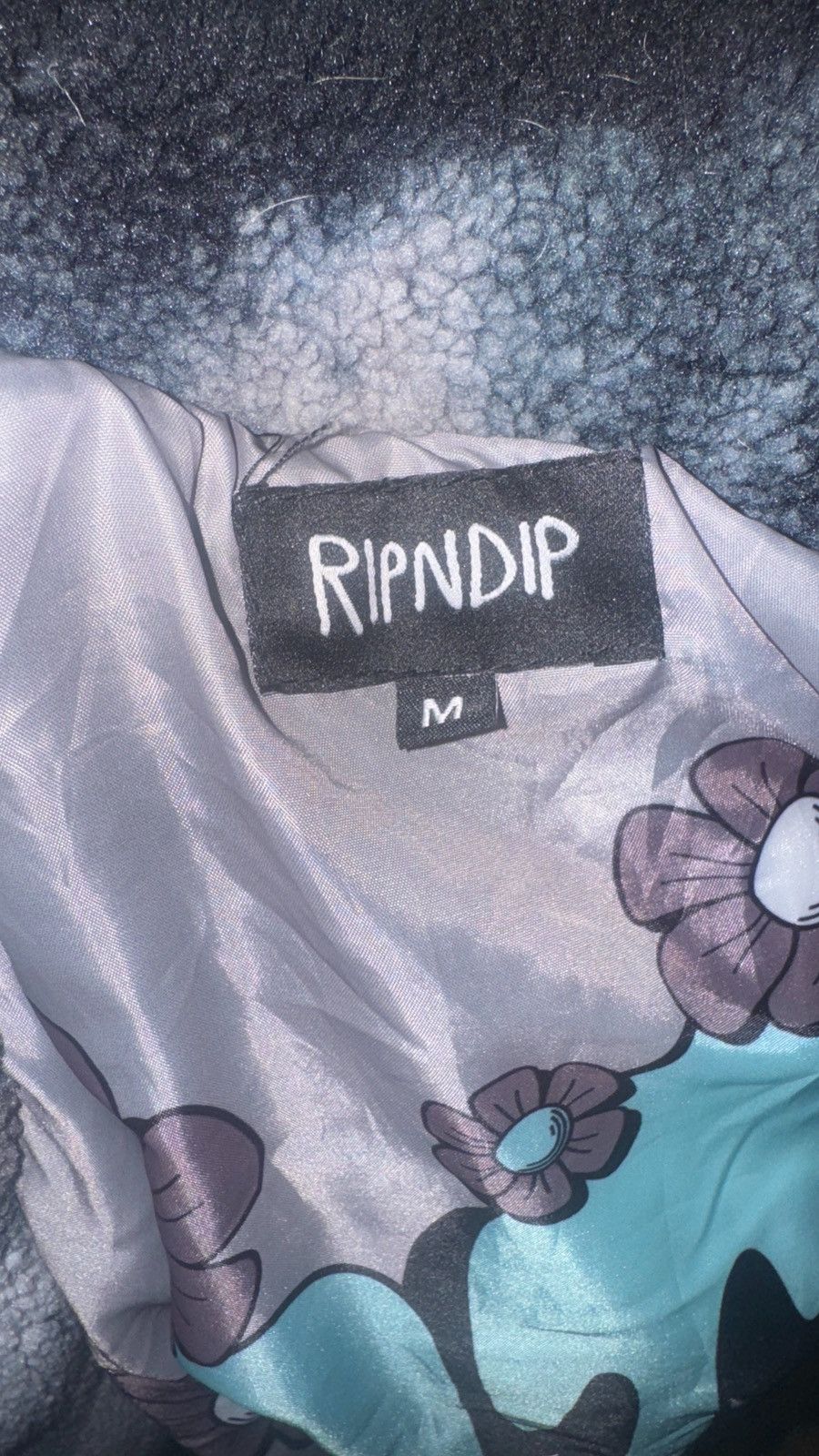 RIPNDIP Ripndip Warped Tie Dye Sherpa Jacket Size US M / EU 48-50 / 2 - 4 Thumbnail