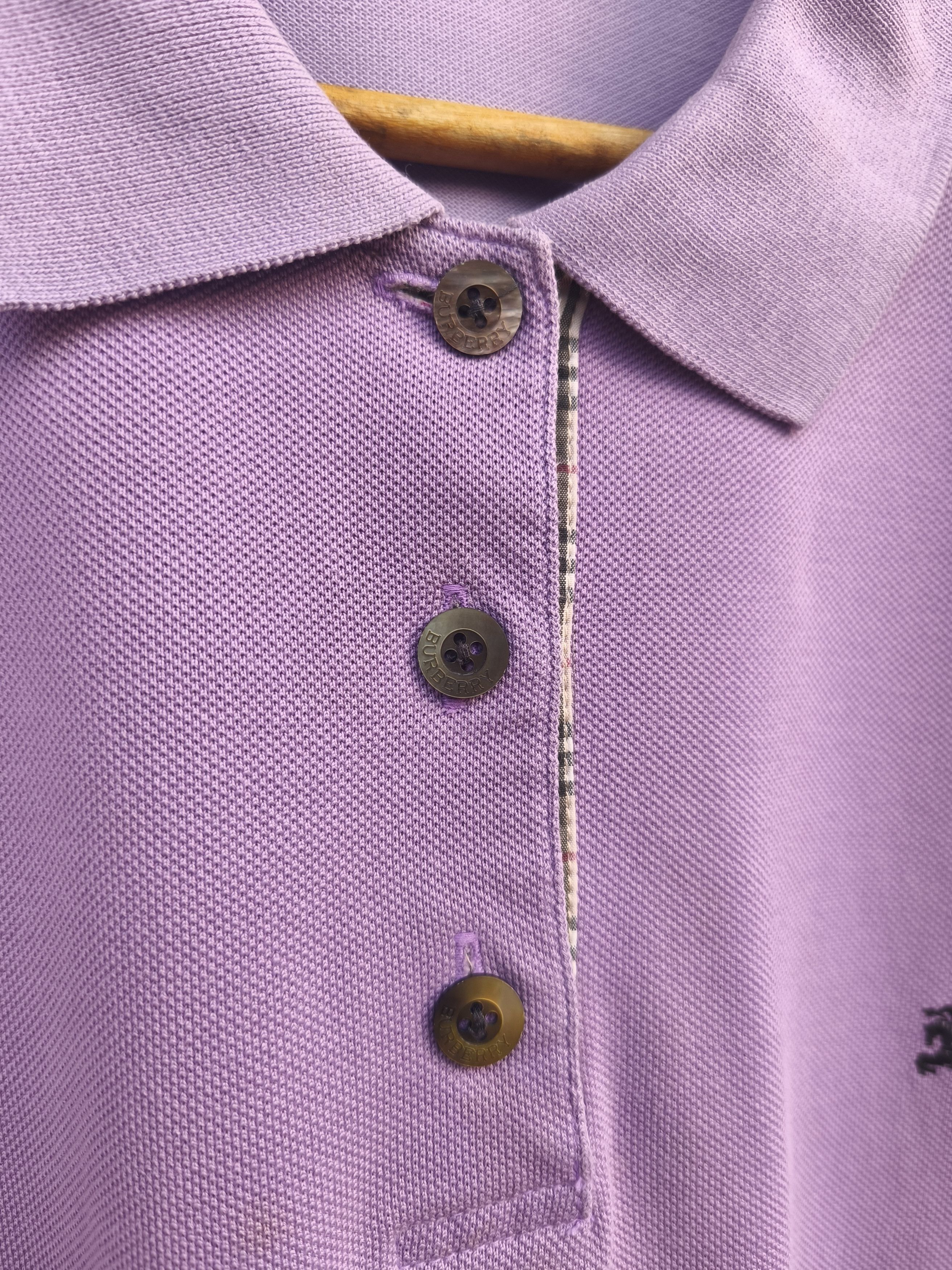 Burberry Vintage Burberry polo long sleeve Size US M / EU 48-50 / 2 - 5 Thumbnail