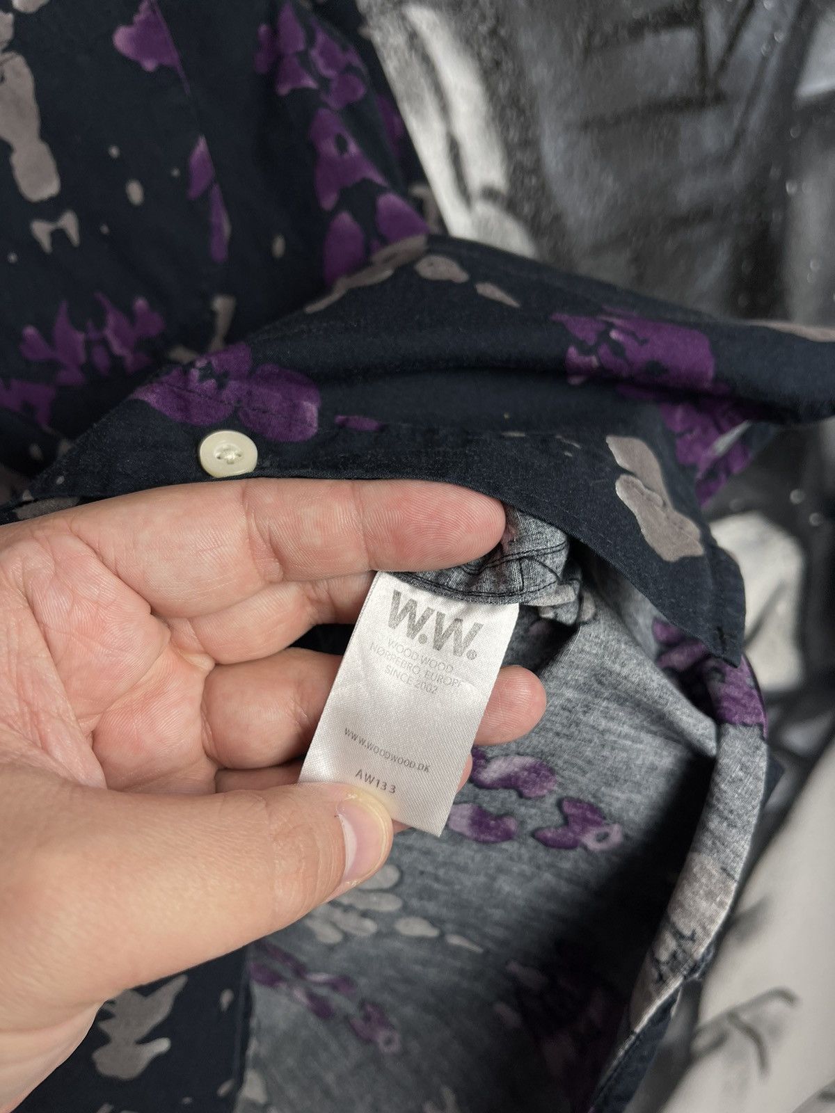 Japanese Brand × Wood Wood Wood Wood Rorschach Printed Button Up Shirt Men’s Size S Size US S / EU 44-46 / 1 - 9 Thumbnail