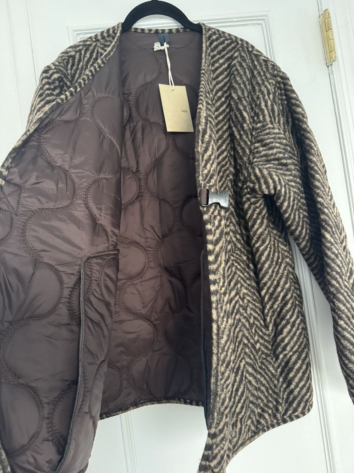 Ts(S) ts(s) Large Herringbone Quilted Cloth / Liner Buckle Jacket Size US M / EU 48-50 / 2 - 8 Thumbnail