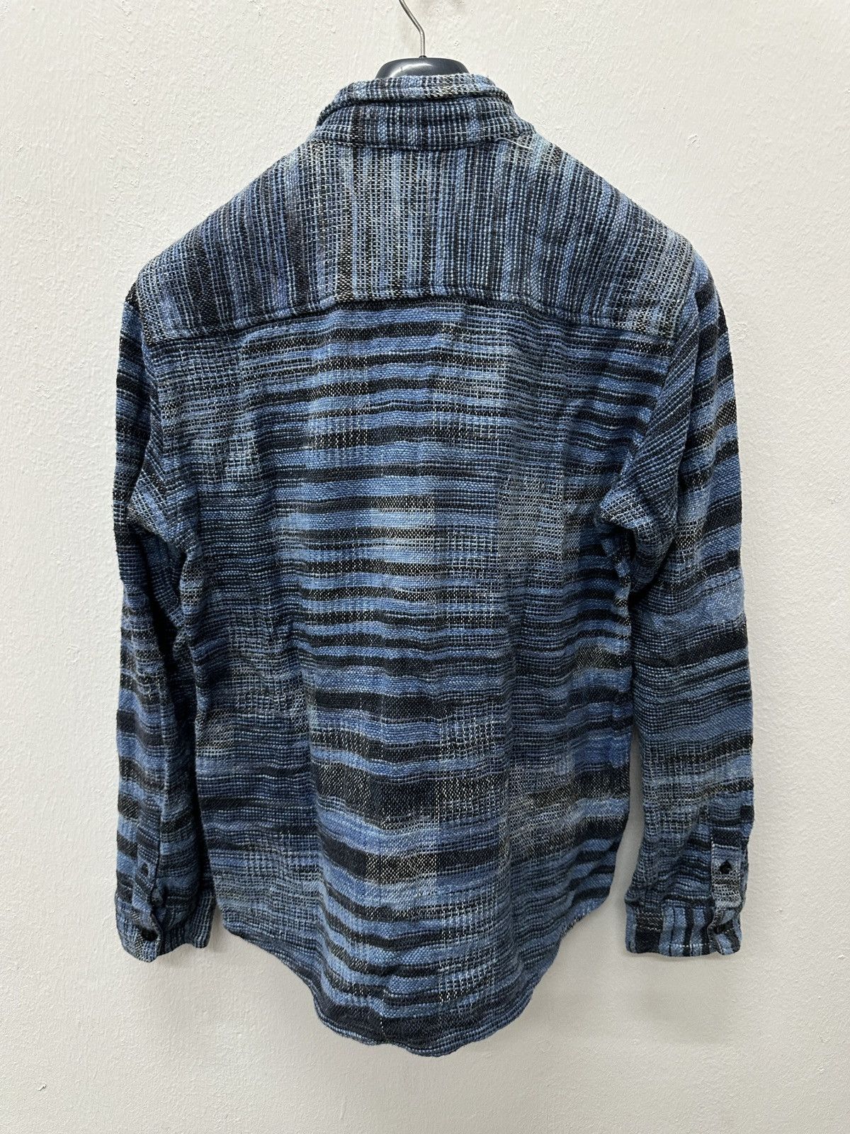 Kapital Sashiko Boro Chiang Mai Deluxe By Gaijin Made Indigo Shirt Size US M / EU 48-50 / 2 - 8 Thumbnail