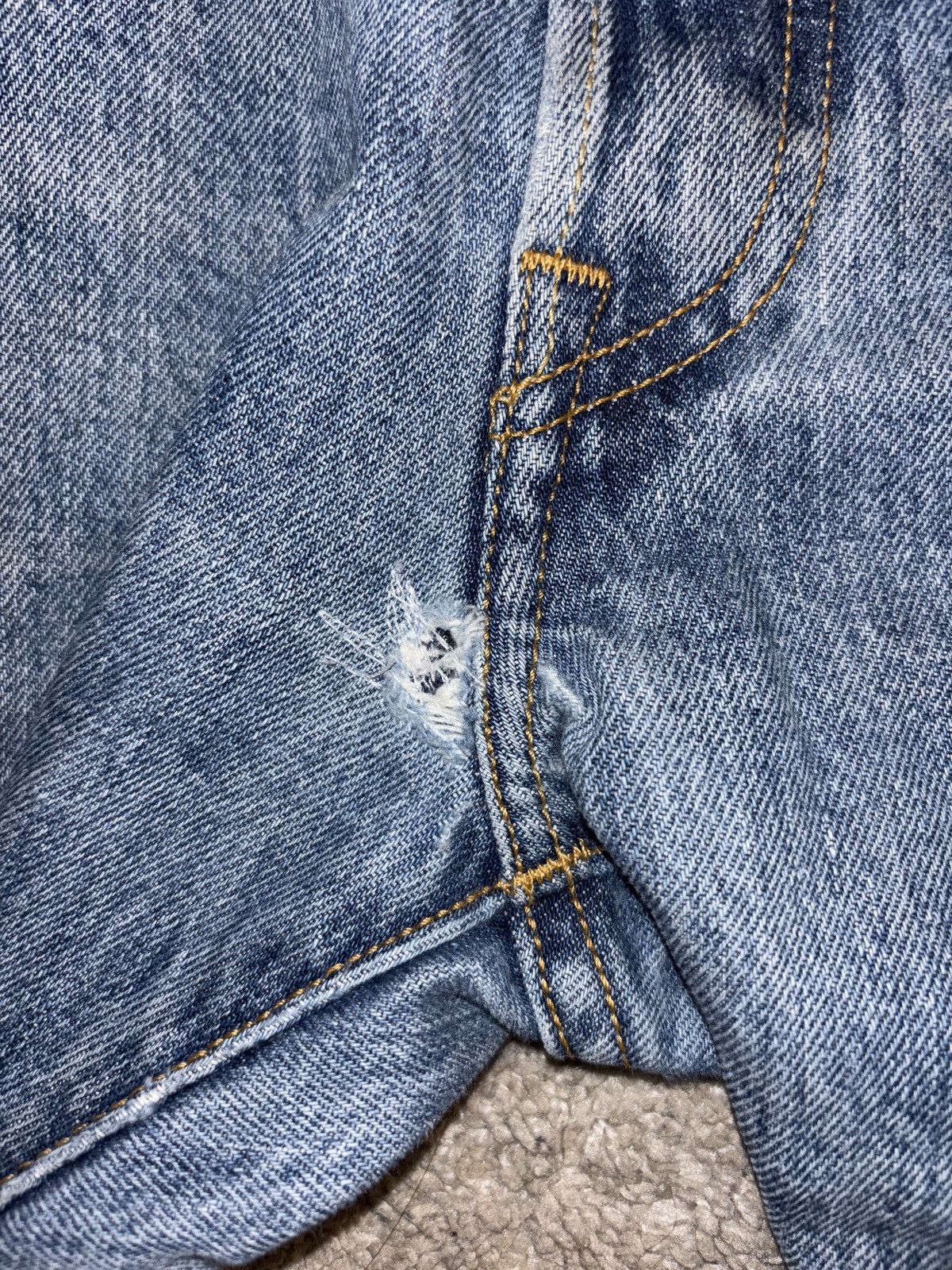 Levi's Levi’s 501 Straight Fit Denim Jeans Size US 38 / EU 54 - 3 Thumbnail