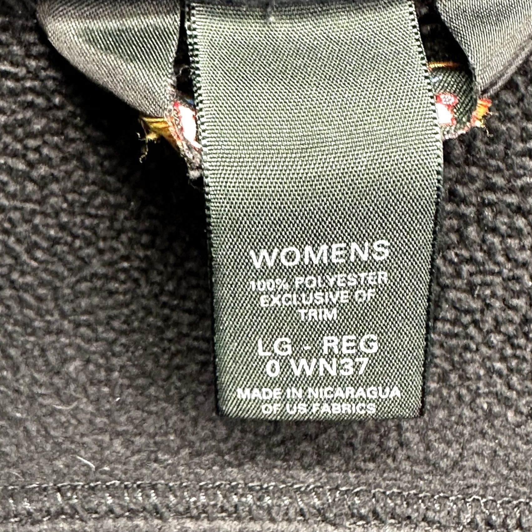 Vintage LL Bean Jacket Womens Large Regular Black Polyester Fleece 1/4 Zip Pullover WN37 Size L / US 10 / IT 46 - 5 Thumbnail