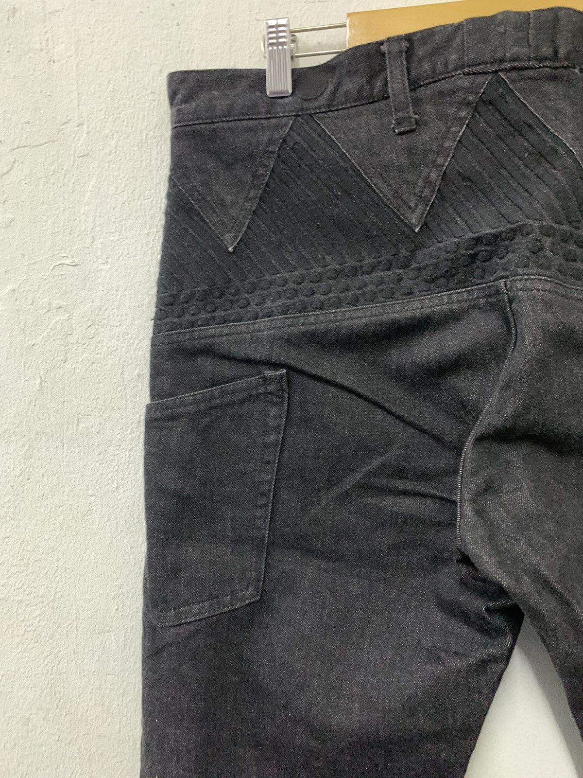 Japanese Brand Irie by Irielife denim Jorts 3 Quarter Black On Black Denim Size US 34 / EU 50 - 7 Thumbnail