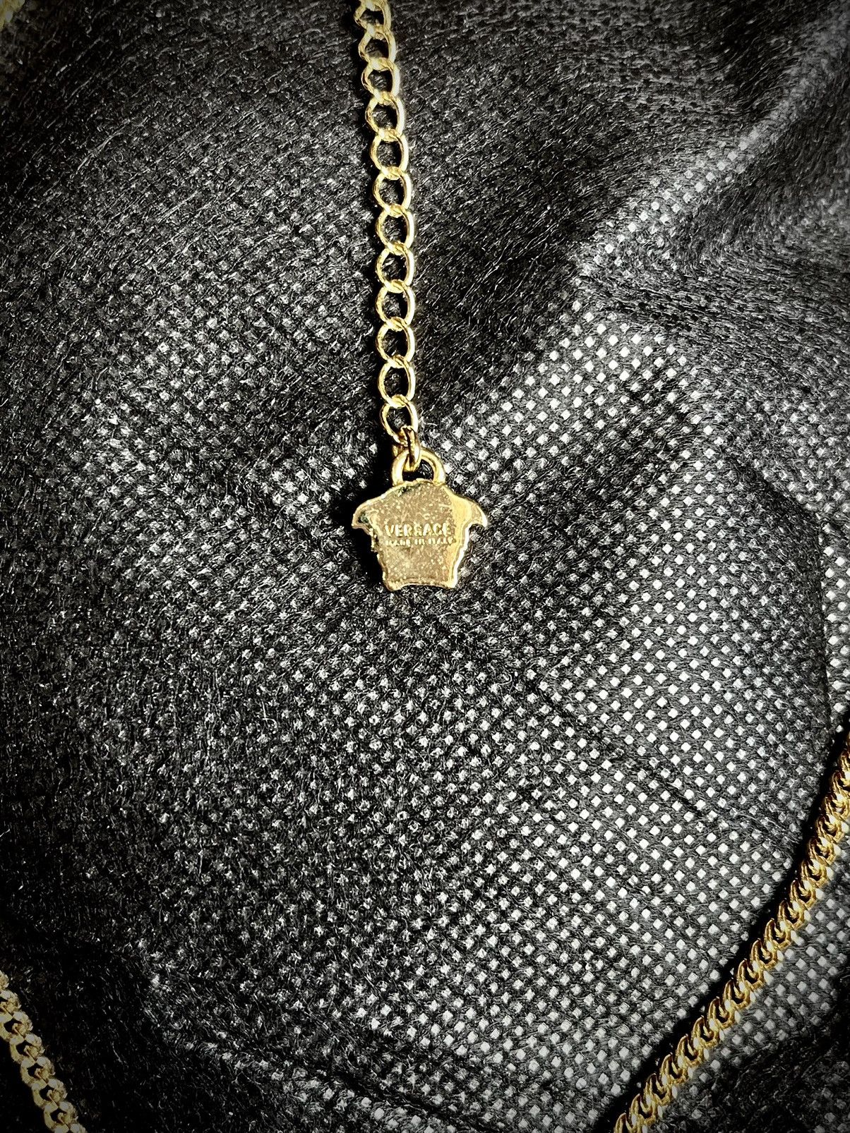 Versace Versace Two Tone Medusa Necklace Size ONE SIZE - 4 Thumbnail