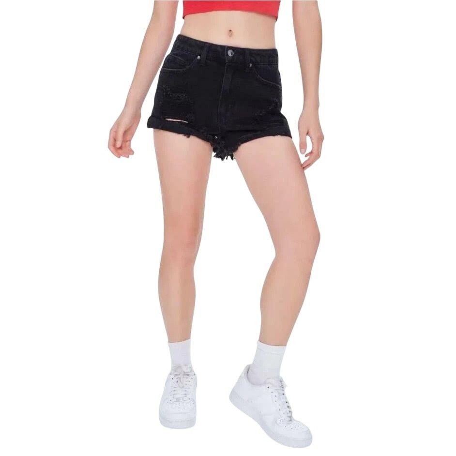 Forever 21 Forever 21 Premium Denim Jeans Shorts Frayed Cutoff 28 Size 28" / US 6 / IT 42 - 1 Thumbnail
