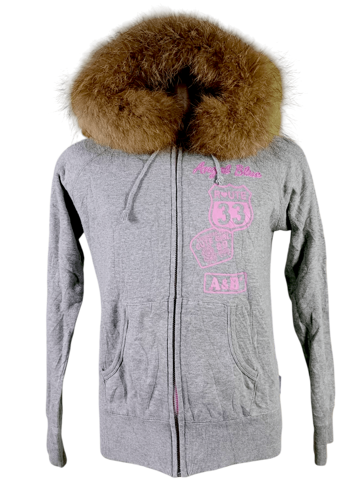 Angel Blue × Japanese Brand × Le Grande Bleu (L.G.B.) "ANGLE 💙 BLUE" R❤️ute 33 Fur Hoodie LGB Style Size US L / EU 52-54 / 3 - 4 Thumbnail