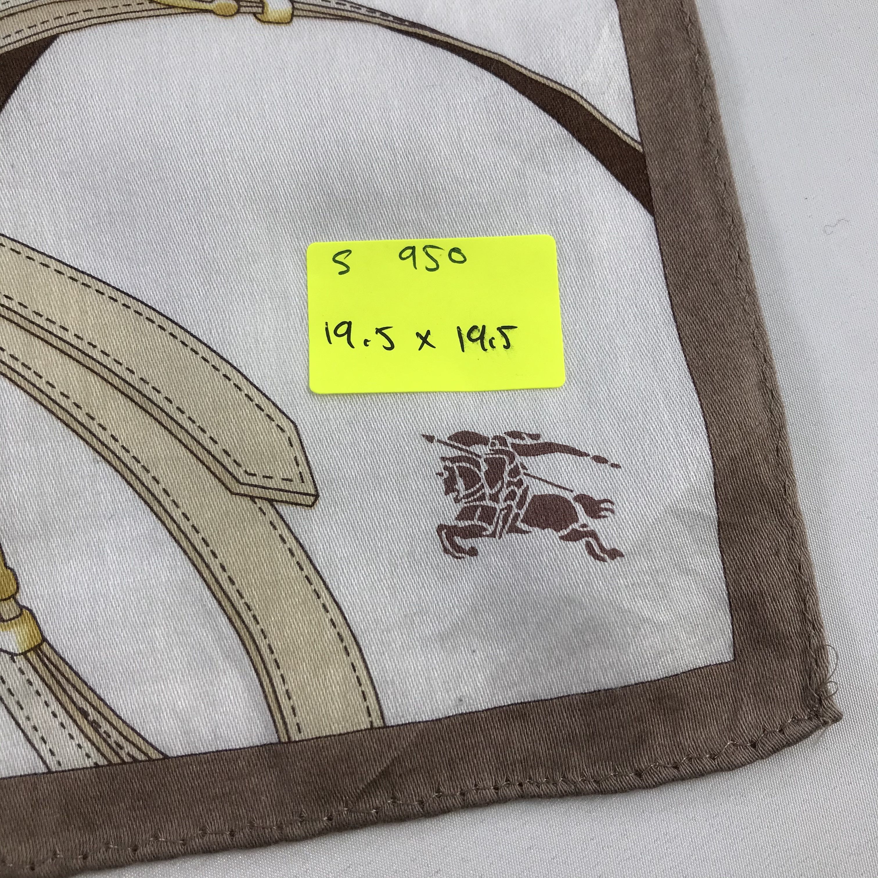 Burberry × Vintage Burberry Bandana / Handkerchief / Neckerchief - S950 Size ONE SIZE - 5 Thumbnail