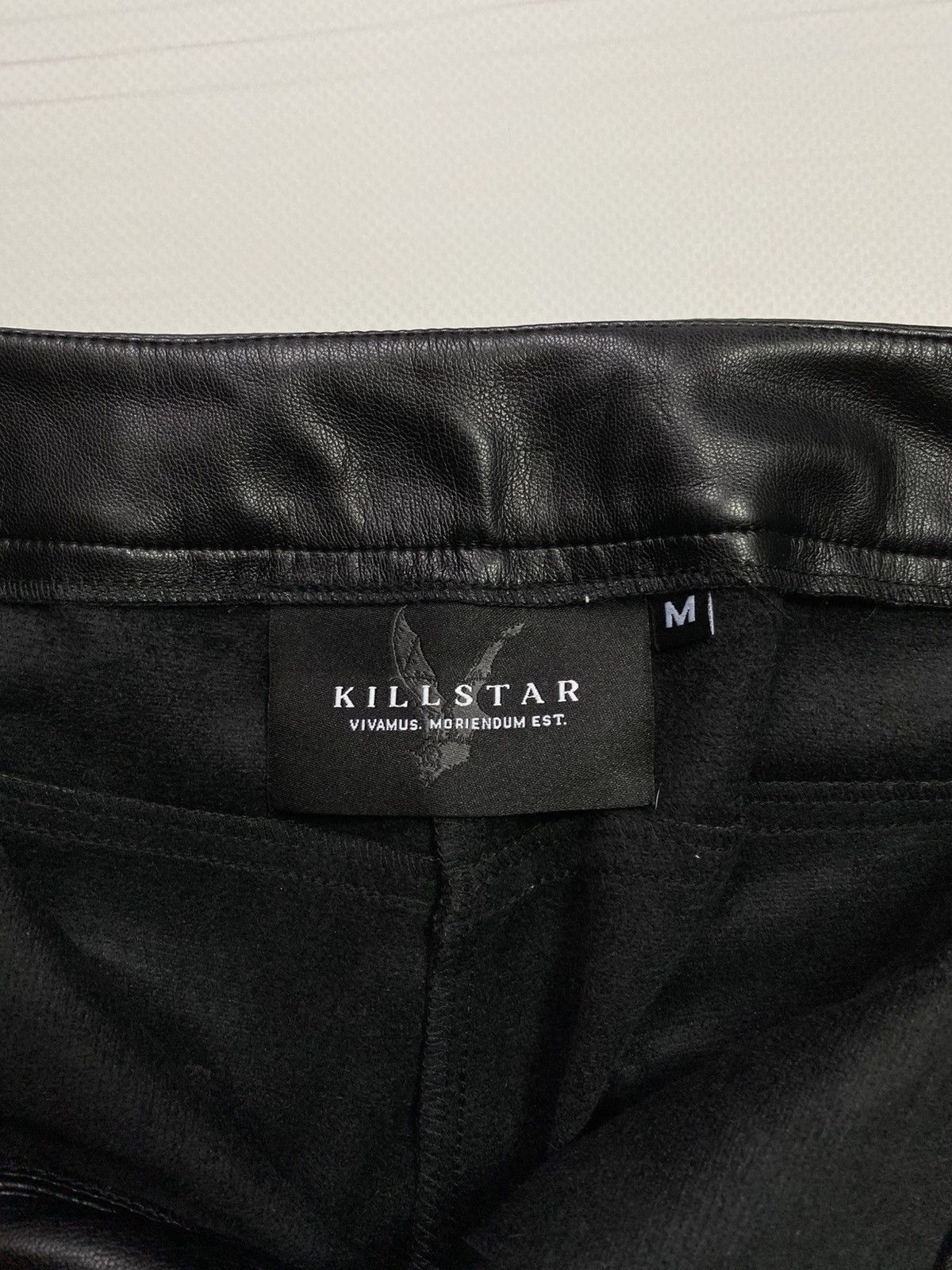 Killstar Killstar faux leather flared gothic pants Size 27" / US 4 / IT 40 - 3 Thumbnail