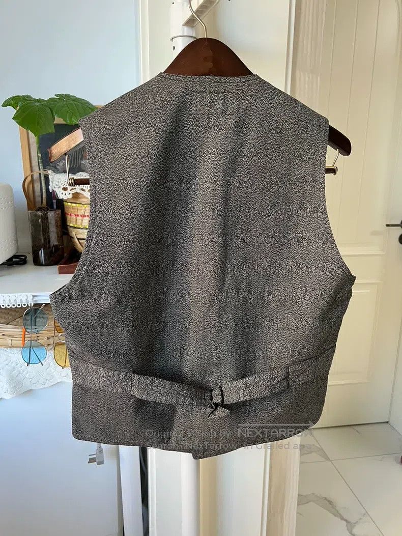 RRL Ralph Lauren RRL Ralph Lauren Four bags of light gray pepper salt vest Size US S / EU 44-46 / 1 - 4 Thumbnail