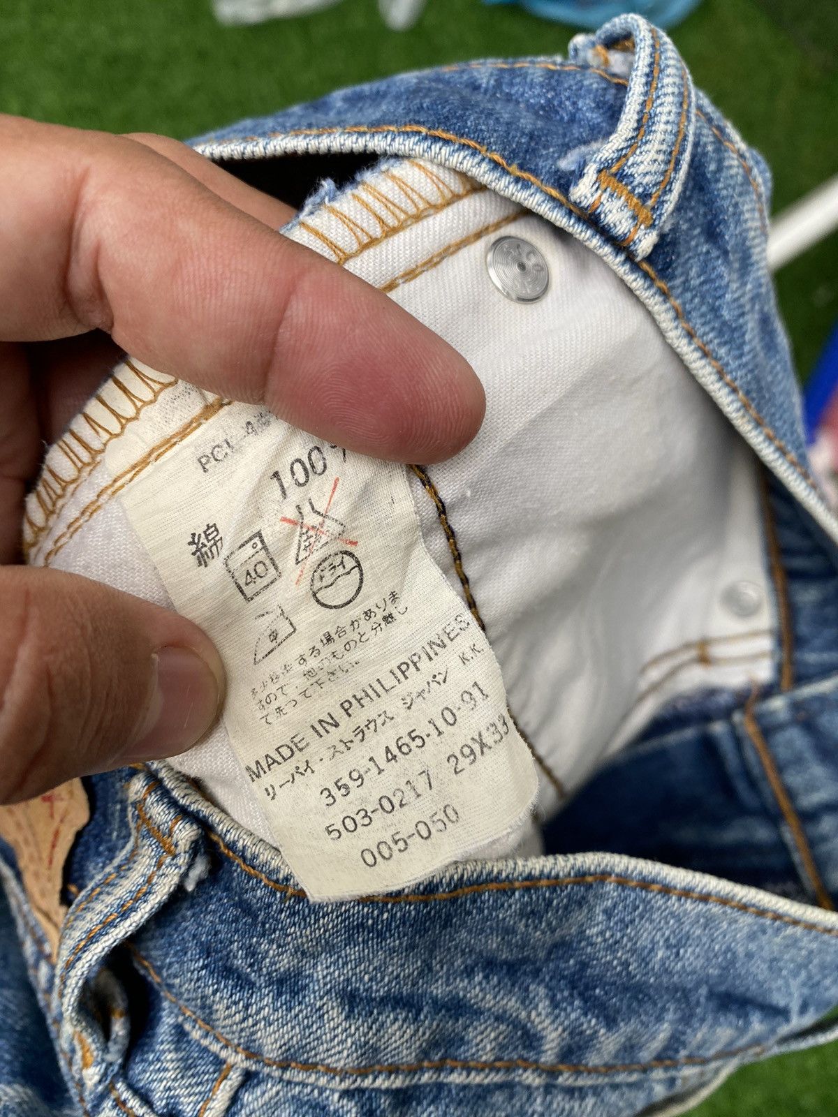 Levi's × Levi's Vintage Clothing × Vintage W29x30 vintage levi's 503-217 Size 29" - 5 Thumbnail