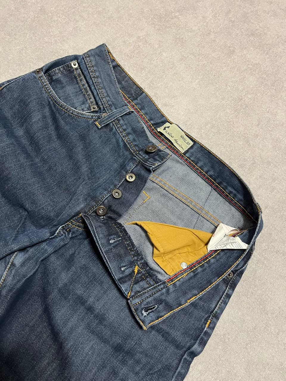 Celio Vintage Celio Regular Fit Men`s Navy Blue Jeans Denin Size US 32 / EU 48 - 12 Thumbnail