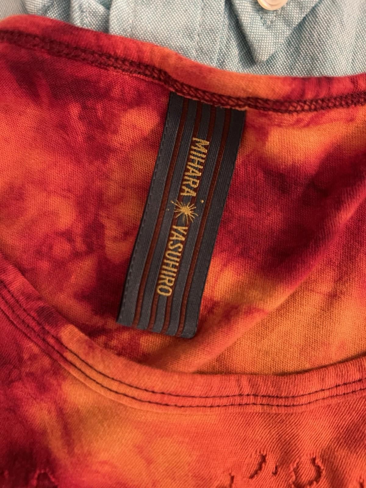 Maison MIHARA YASUHIRO Pre-Owned MIHARA YASUHIRO Orange Tie Dye T-Shirt Size 50 Size US XL / EU 56 / 4 - 9 Thumbnail