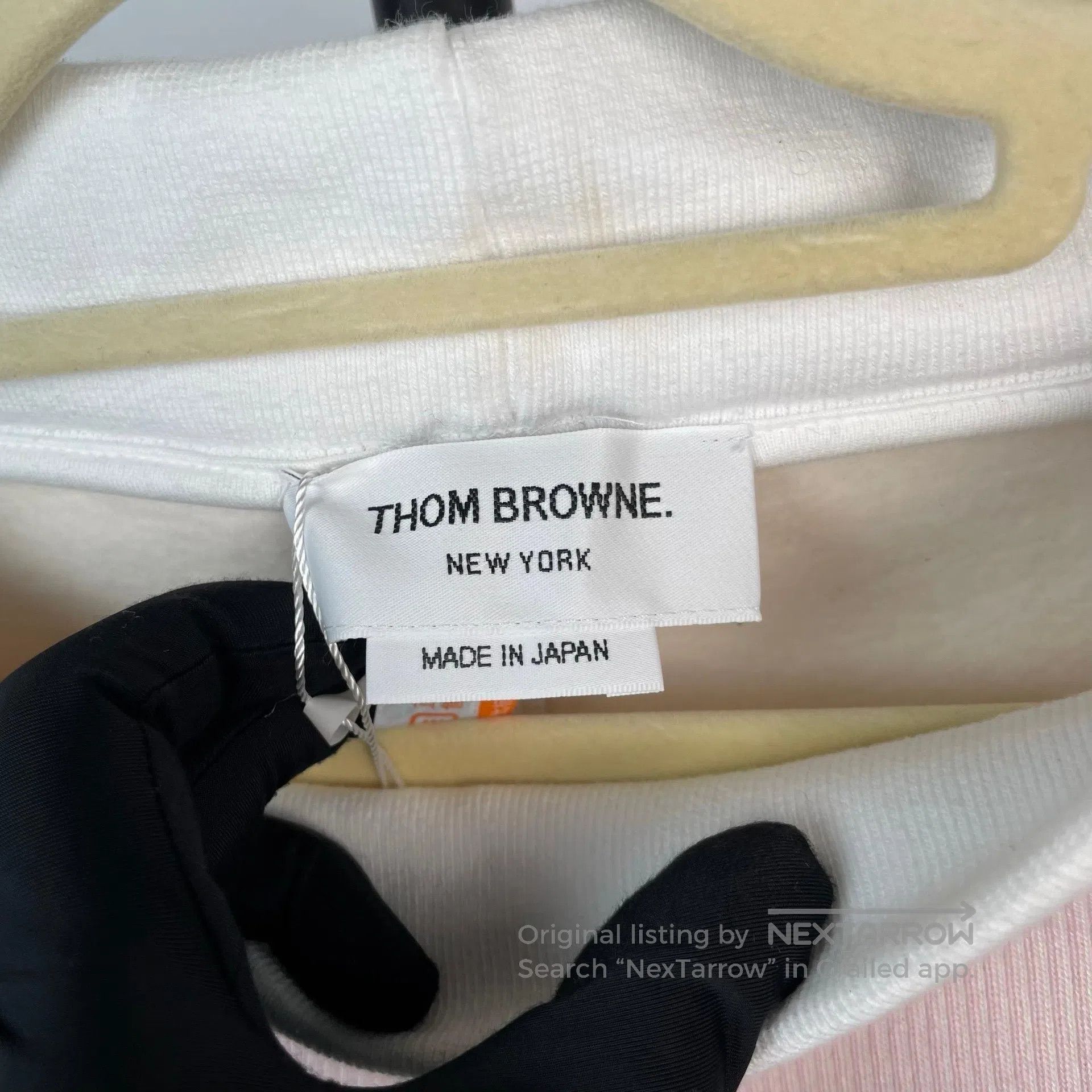 Thom Browne Thom Browne Pink and white color block shorts| Size 37" - 7 Thumbnail