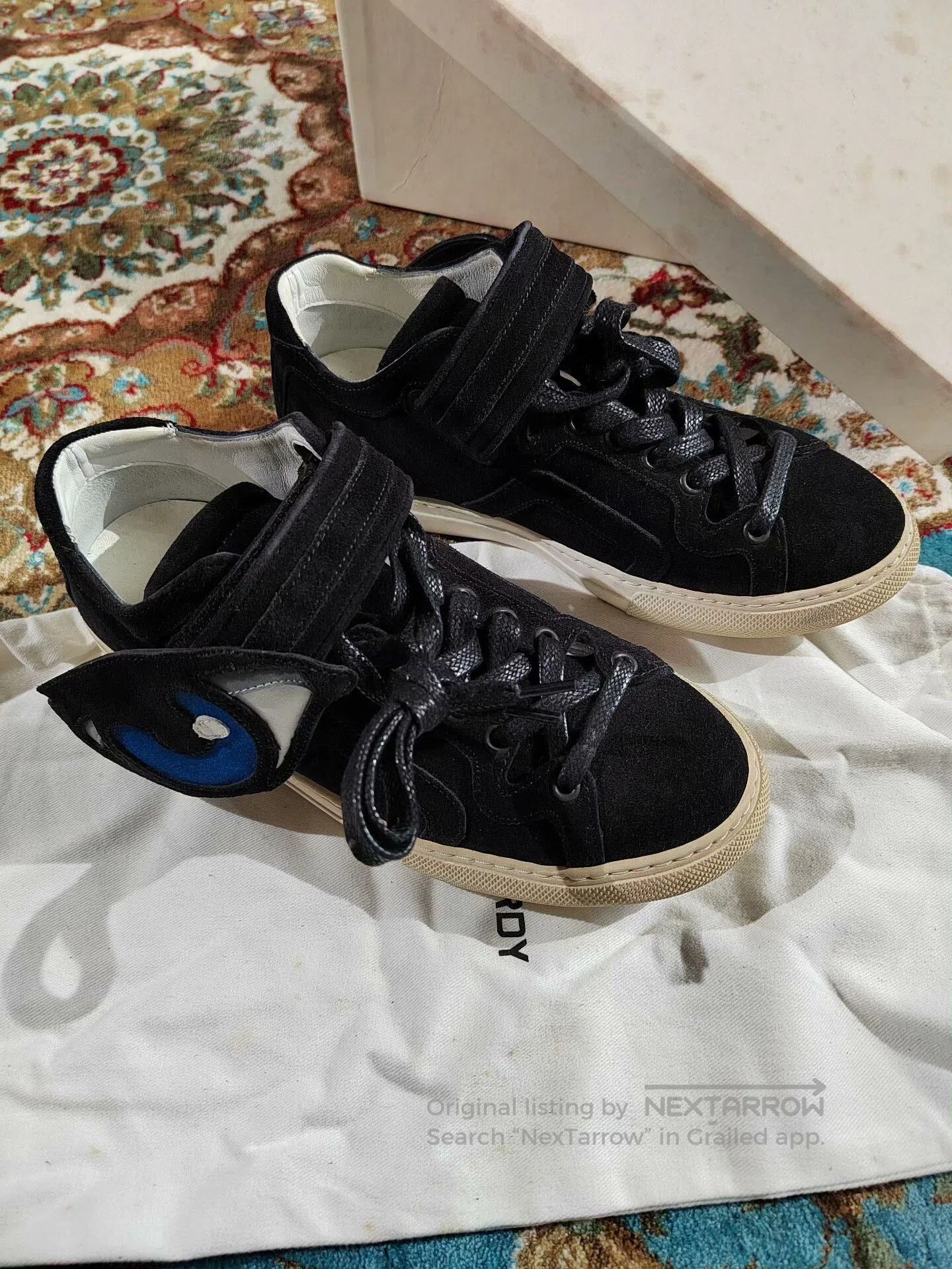 Pierre Hardy Pierre Hardy Black Velcro Sneakers for Women. Size US 5 / IT 35 - 1 Thumbnail