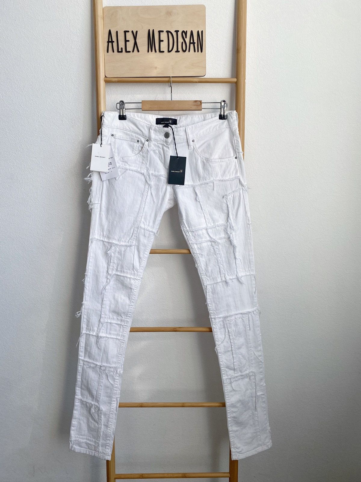 Isabel Marant Isabel Marant White Jeans Size 25" / US 0 / IT 36 - 2 Thumbnail