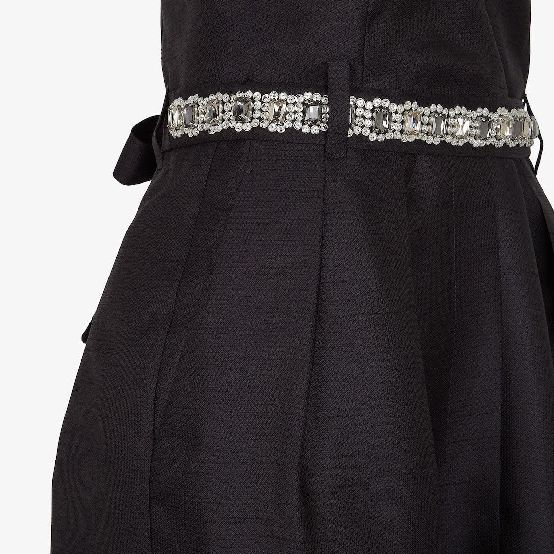 Fendi o1s1wg110825 Dress in Black Size L / US 10 / IT 46 - 3 Thumbnail