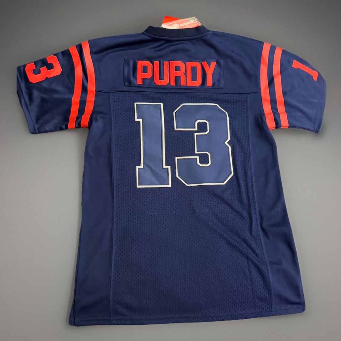 Other BROCK PURDY HIGH SCHOOL FOOTBALL JERSEY (NAVY) SIZE XL Size US XL / EU 56 / 4 - 3 Thumbnail