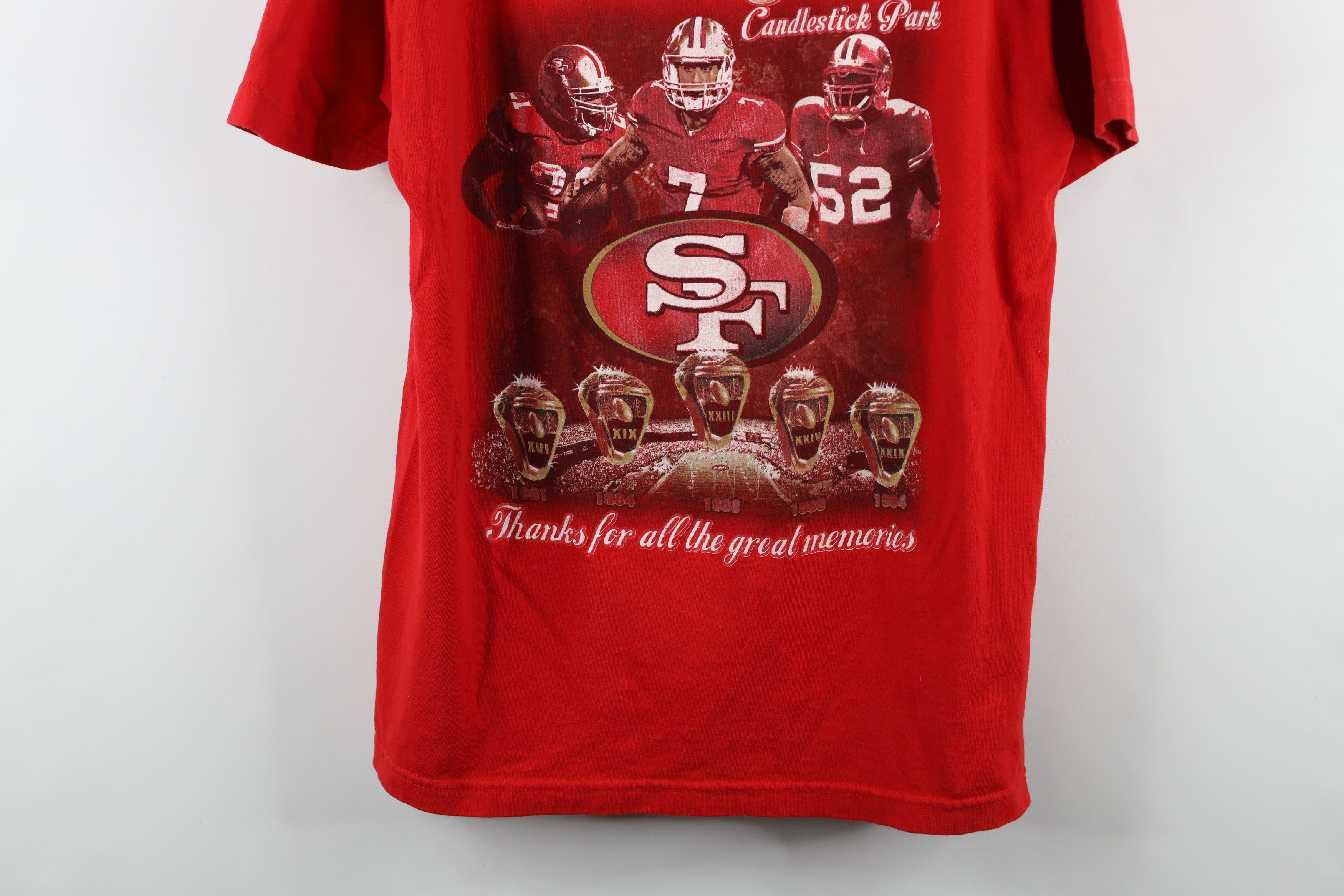 Vintage Vintage Y2K 2013 Farewell Season San Francisco 49ers T-Shirt Size US L / EU 52-54 / 3 - 3 Thumbnail