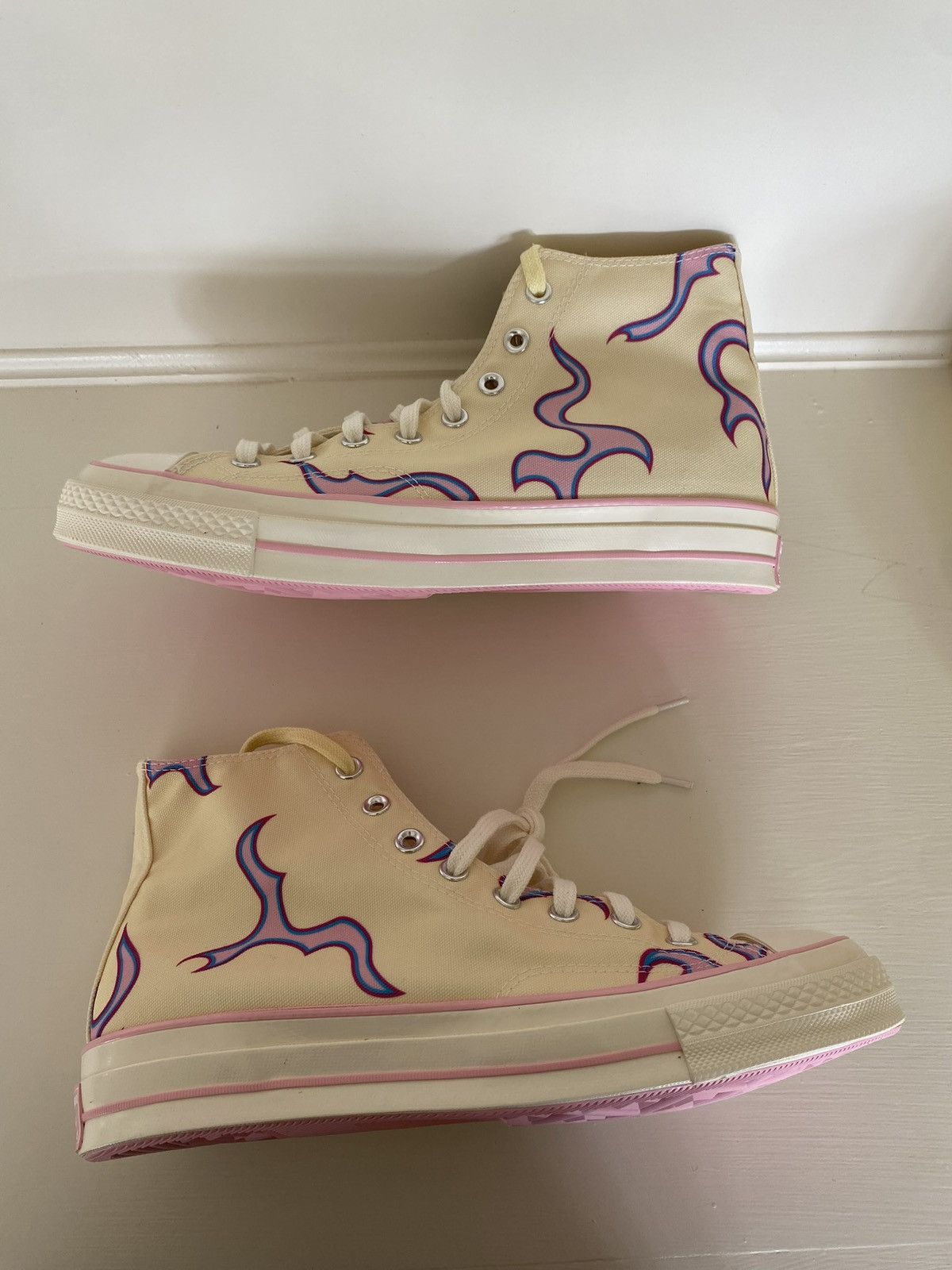 Golf Wang Golf Wang Pink Flame Converse Size US 10 / EU 43 - 11 Thumbnail