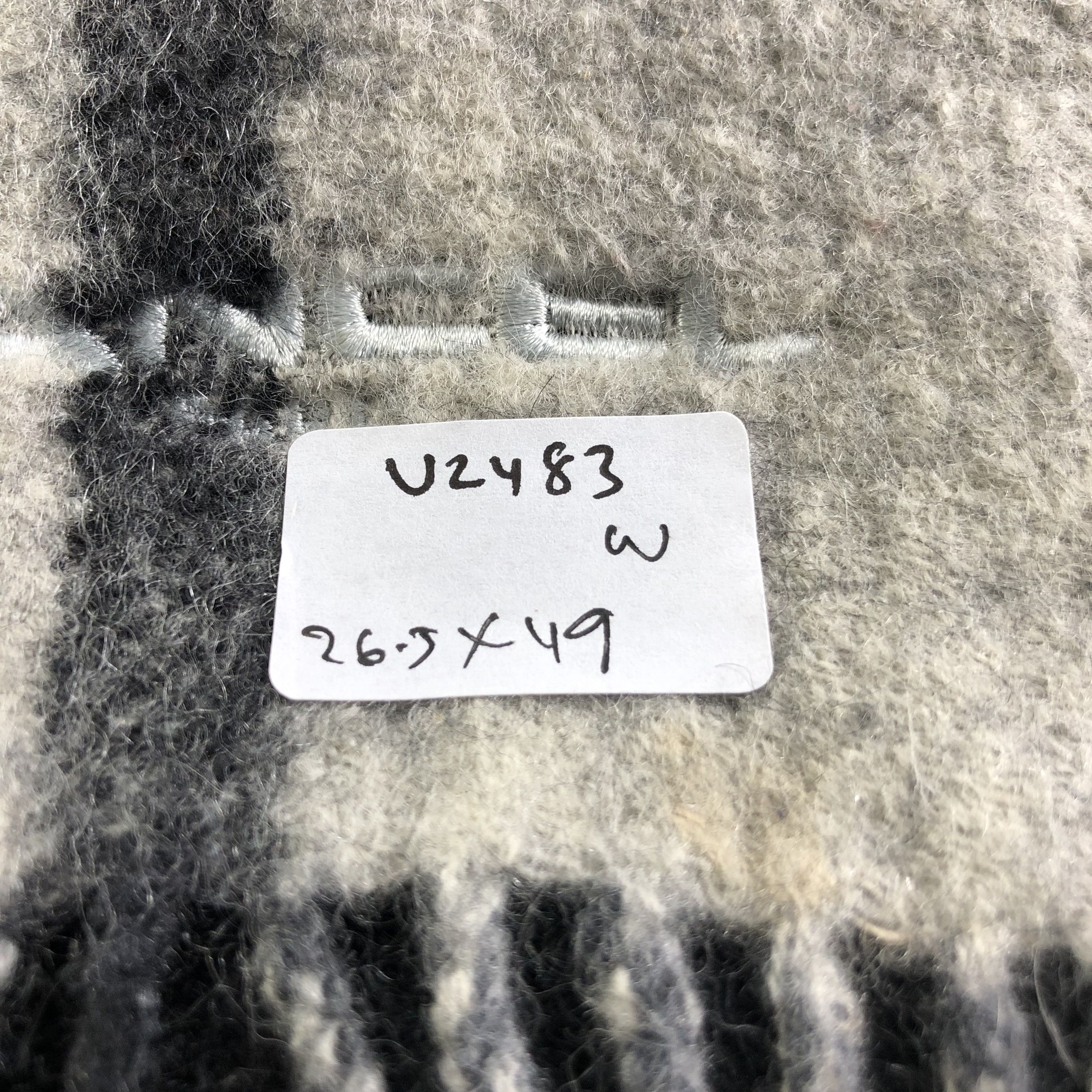 Lancel Lancel Tartan Wool Scarf Muffler Neckwear V2483 Size ONE SIZE - 18 Thumbnail