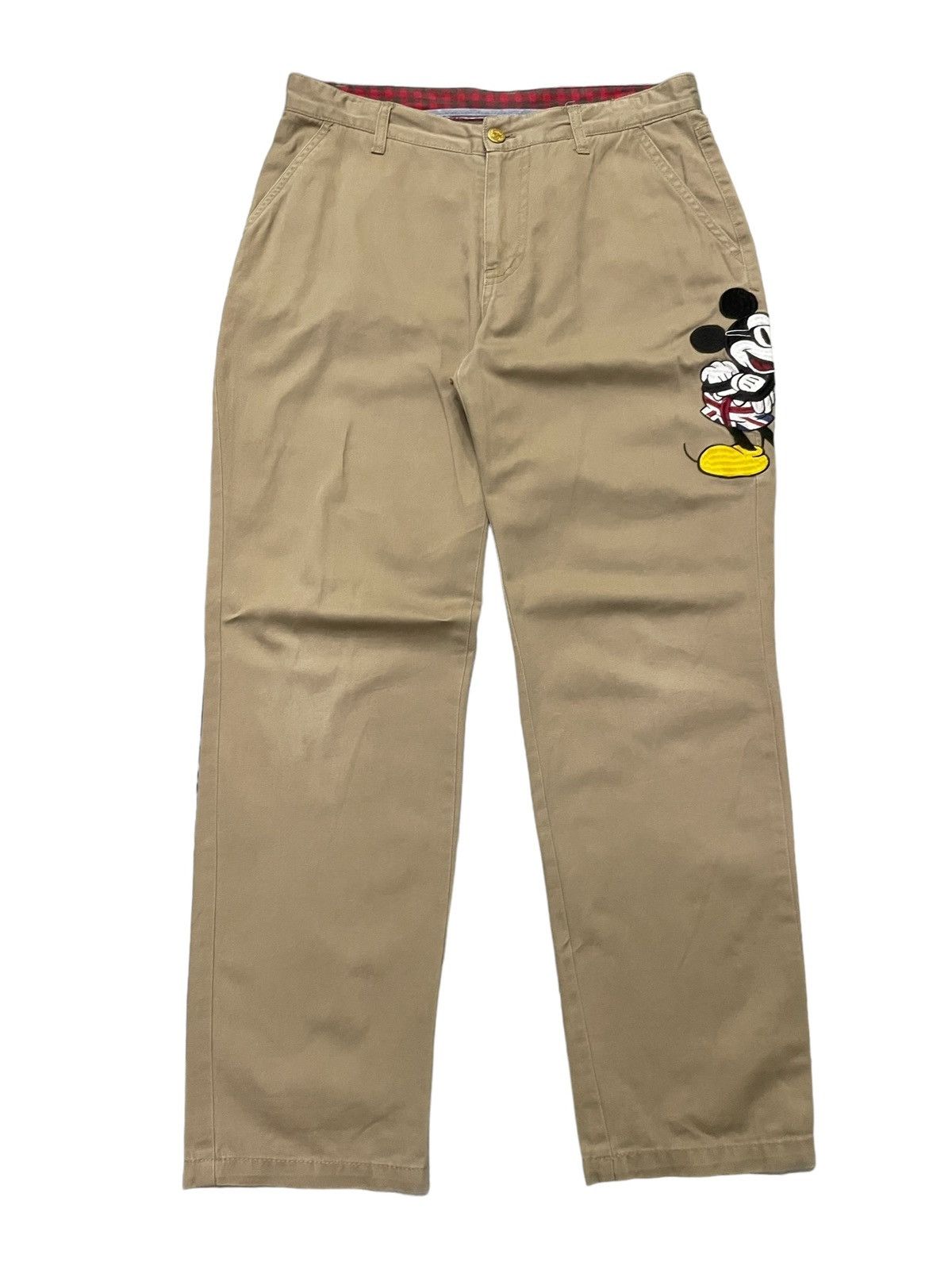Dickies × Mickey Mouse Dickies X Mickey mouse embroidered khakis pants regular cut Size 29" - 1 Thumbnail