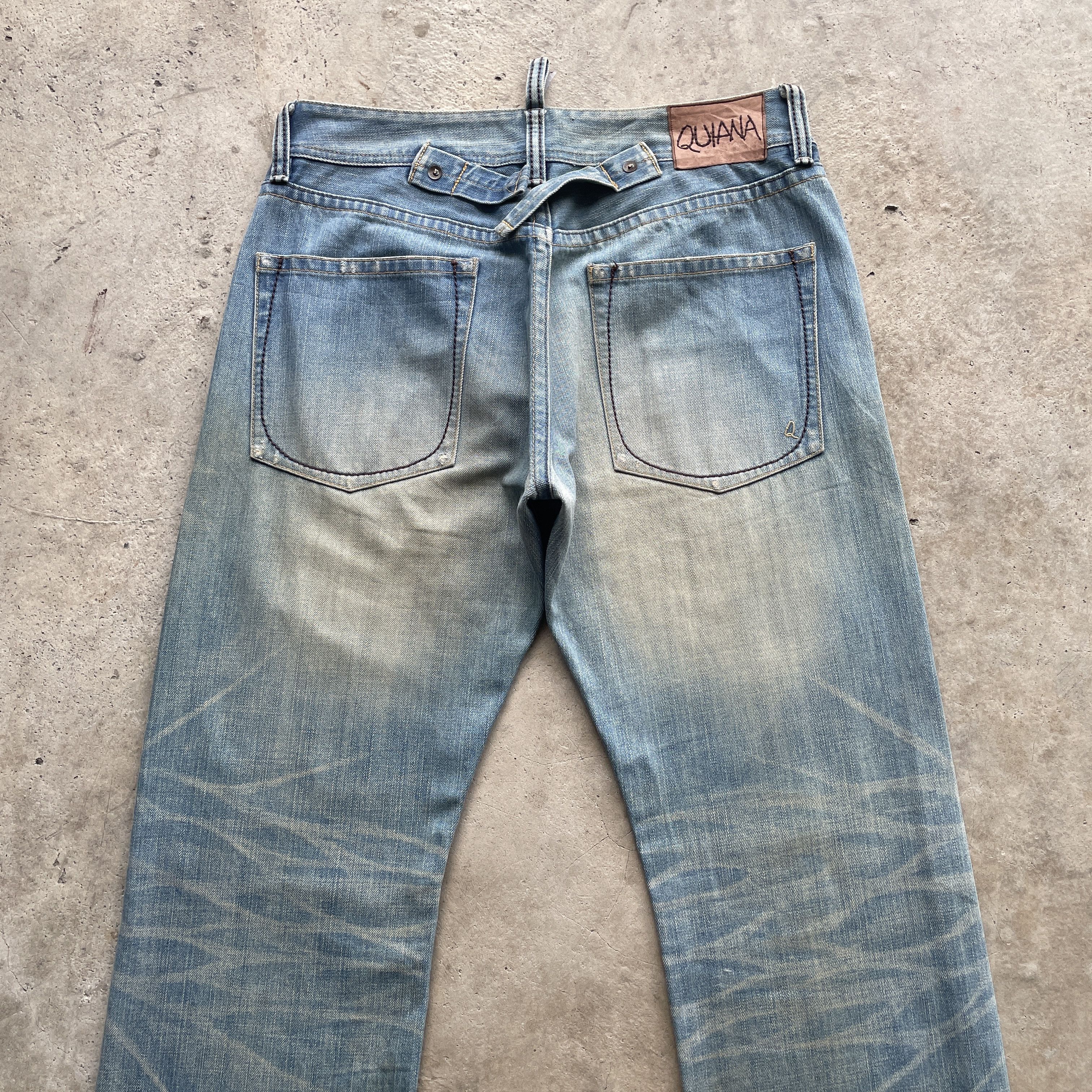 Japanese Brand VINTAGE JAPAN BAGGY DENIM RUSTY FADED DISTRESSED PANTS JEANS Size US 34 / EU 50 - 12 Thumbnail