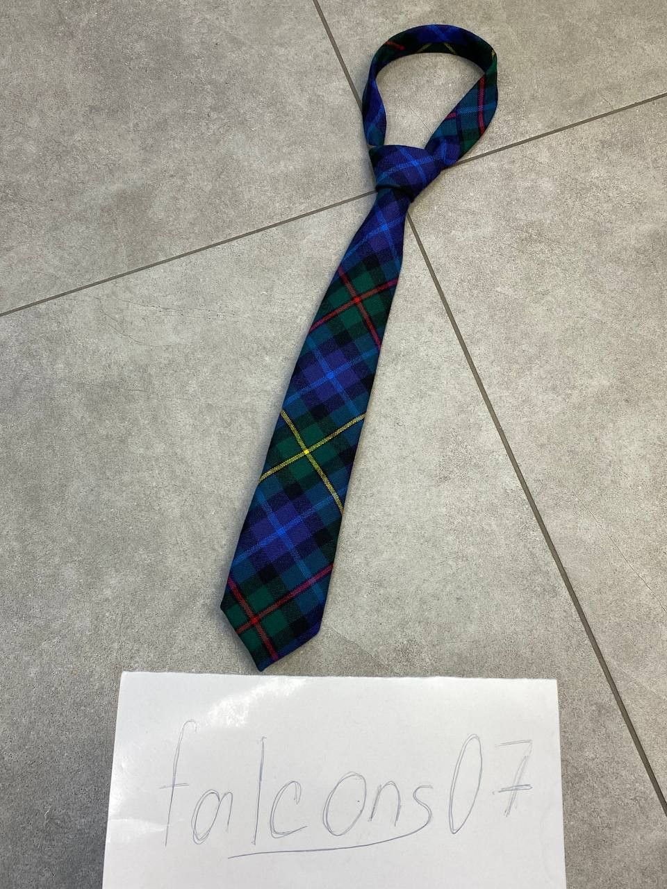 Polo Ralph Lauren Vintage Polo Ralph Lauren Tartan Check Wool Tie Size ONE SIZE - 2 Thumbnail