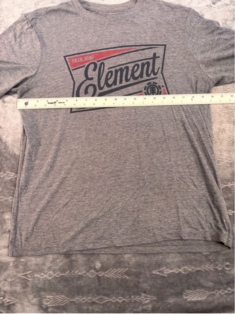 Element Men's Element T-shirt Size M Gray Size US M / EU 48-50 / 2 - 3 Thumbnail