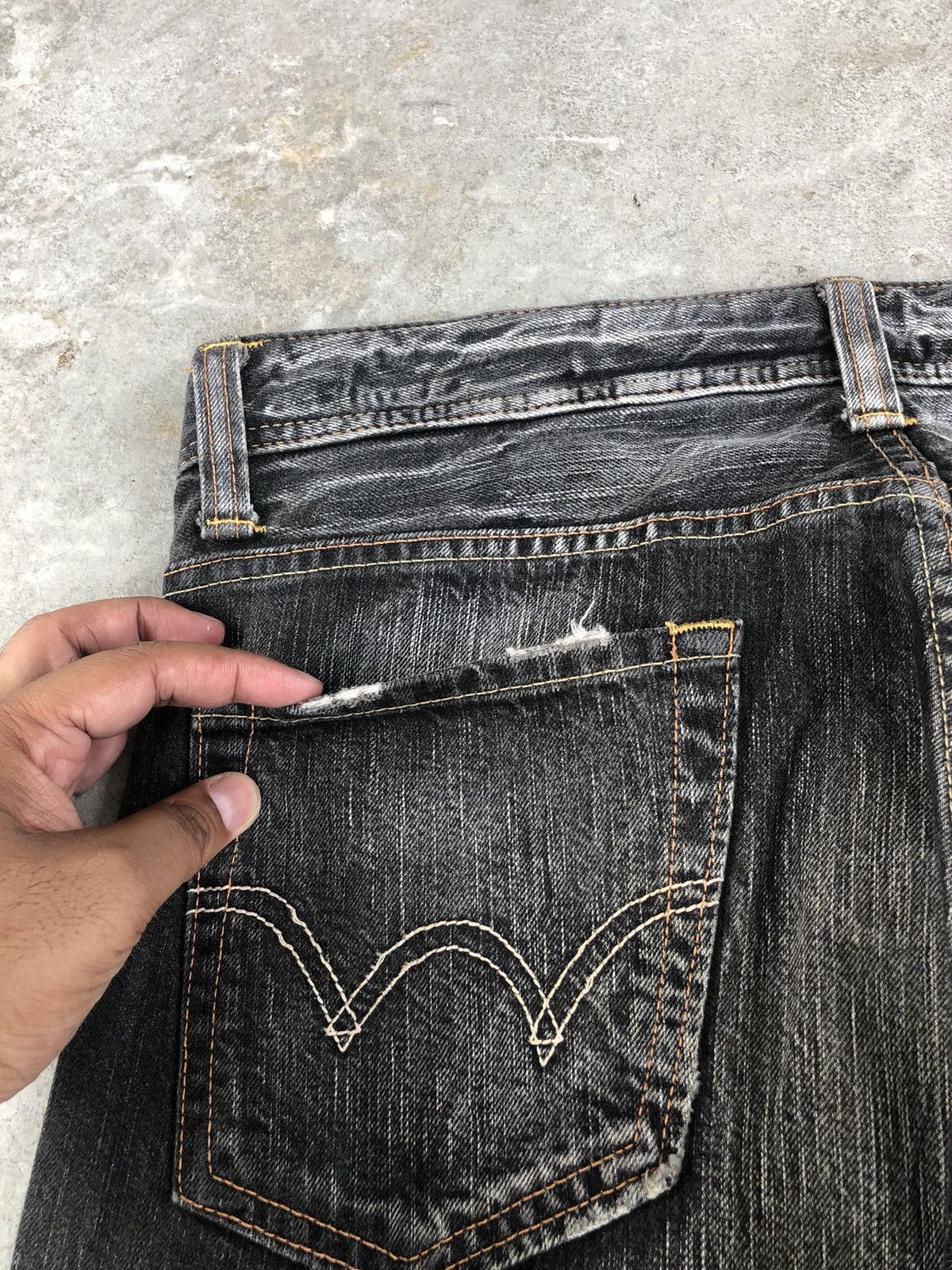 Edwin Japanese Edwin Flared Jeans Distressed Jeans 511 Size US 33 - 16 Thumbnail