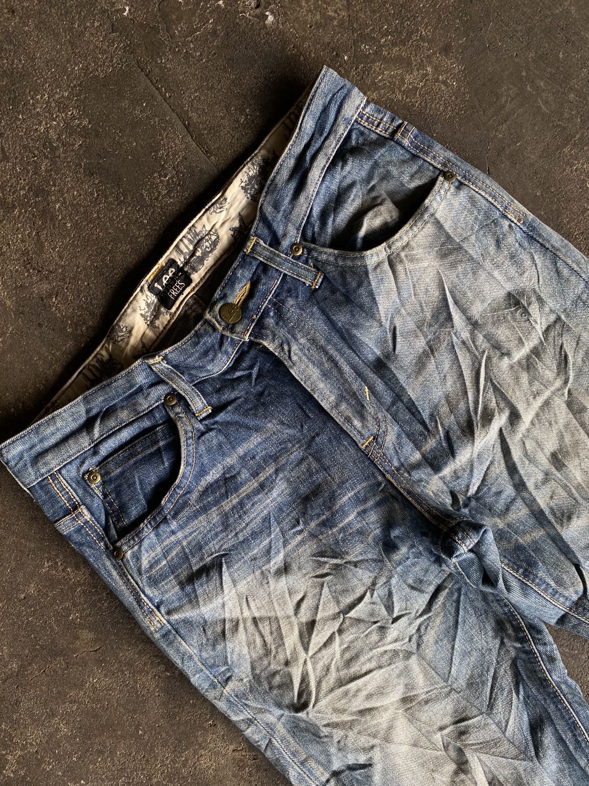 14th Addiction × Hysteric Glamour × If Six Was Nine LEE DENIM PANTS Size US 32 / EU 48 - 2 Thumbnail