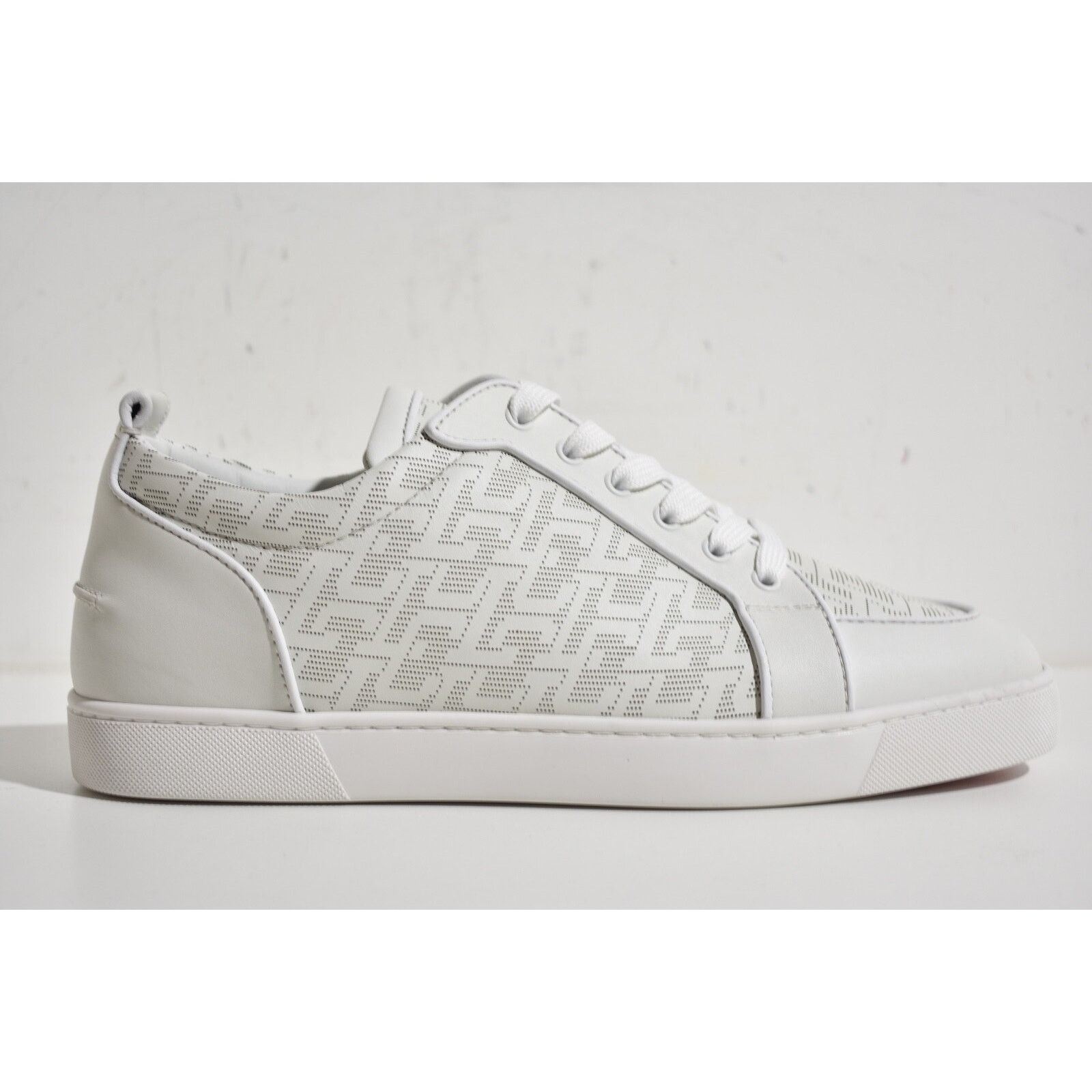 Christian Louboutin Christian Louboutin Mens Rantulow Orlato Flat White Techno Size US 13 / EU 46 - 2 Thumbnail