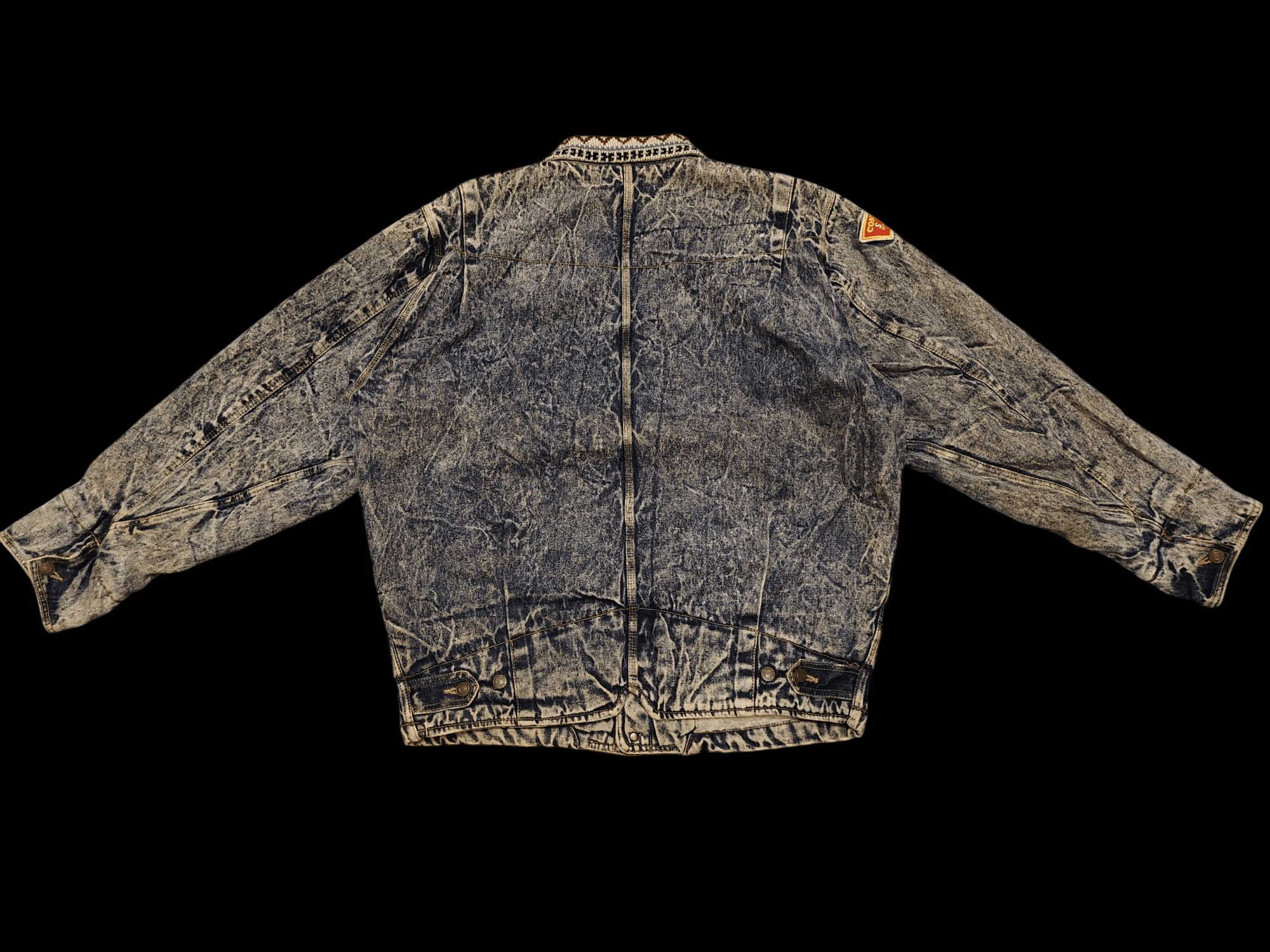 Japanese Brand 💥Insane💥 Intl bobson flared jeans Distressed denim jacket Size US XL / EU 56 / 4 - 3 Thumbnail