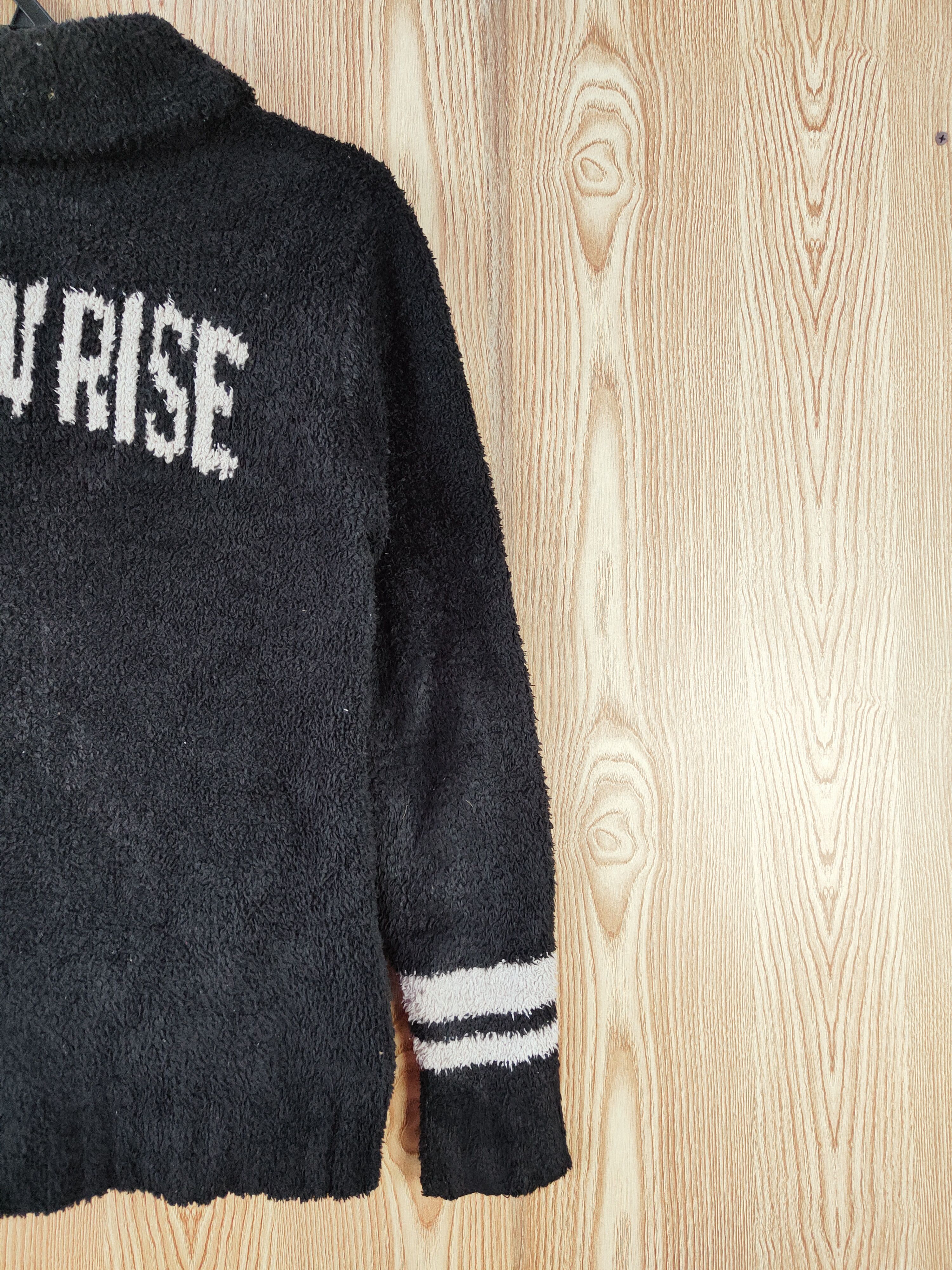 Japanese Brand Bayflow slow rise Black fleece Knitwear Cardigan #W263 Size M / US 6-8 / IT 42-44 - 11 Thumbnail