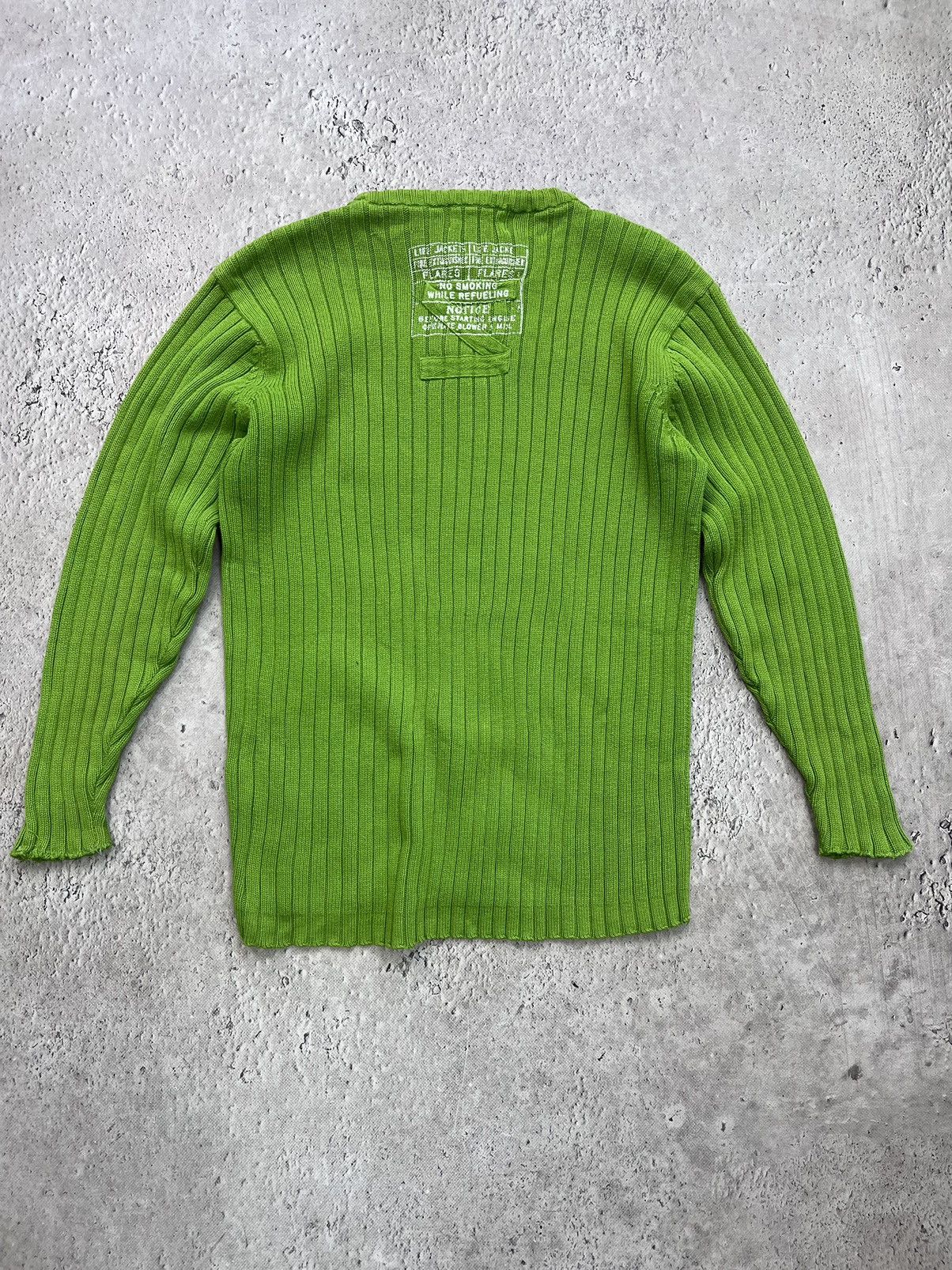 Diesel × Vintage Diesel knit sweater vintage 90s spellout logo washed hype Size US M / EU 48-50 / 2 - 10 Thumbnail