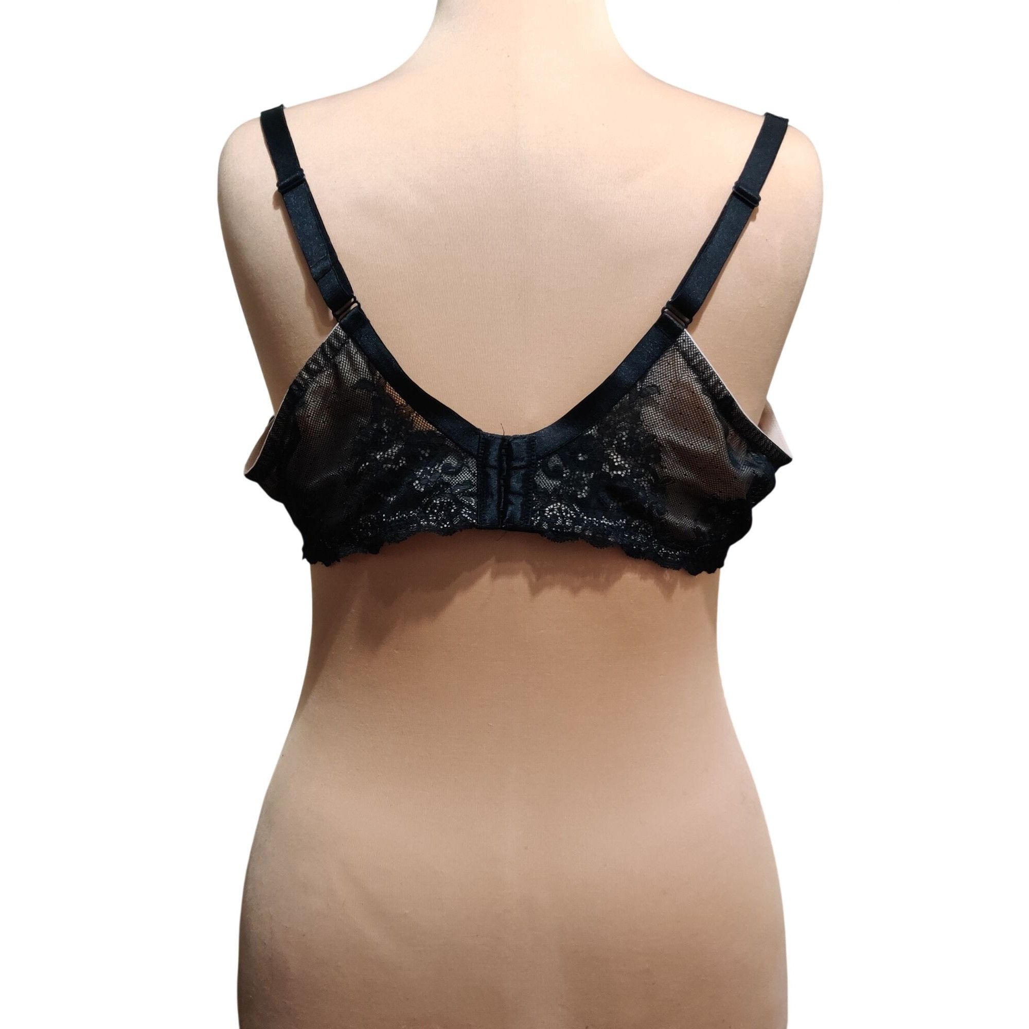 Torrid Torrid 44C Black Lace Underwire Bra Plus Size Pinup Gothic L Size ONE SIZE - 4 Thumbnail