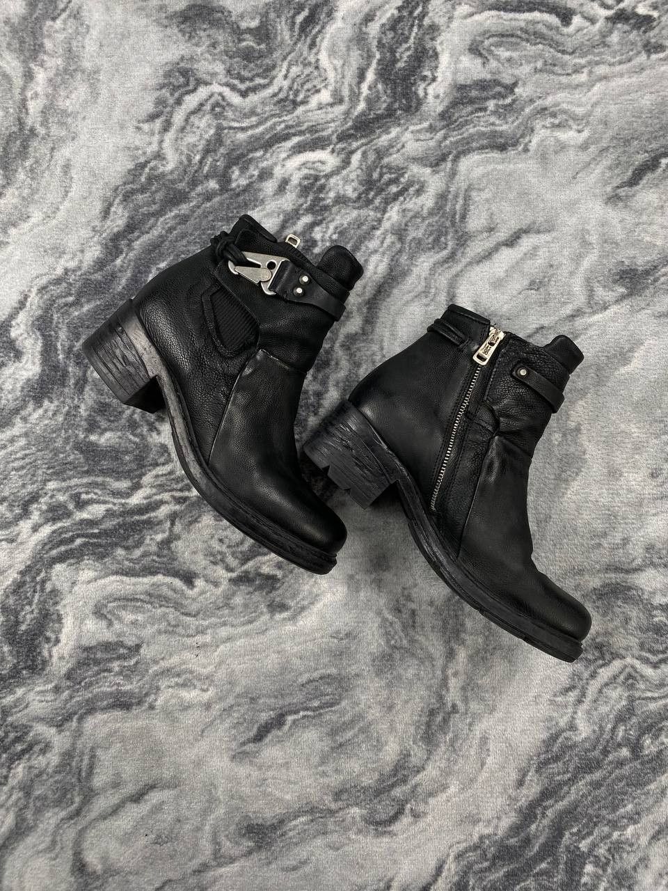 A.S.98 A.S.98 Airstep Leather Boots With Heels Women Size 39 Black Size US 9 / IT 39 - 1 Thumbnail