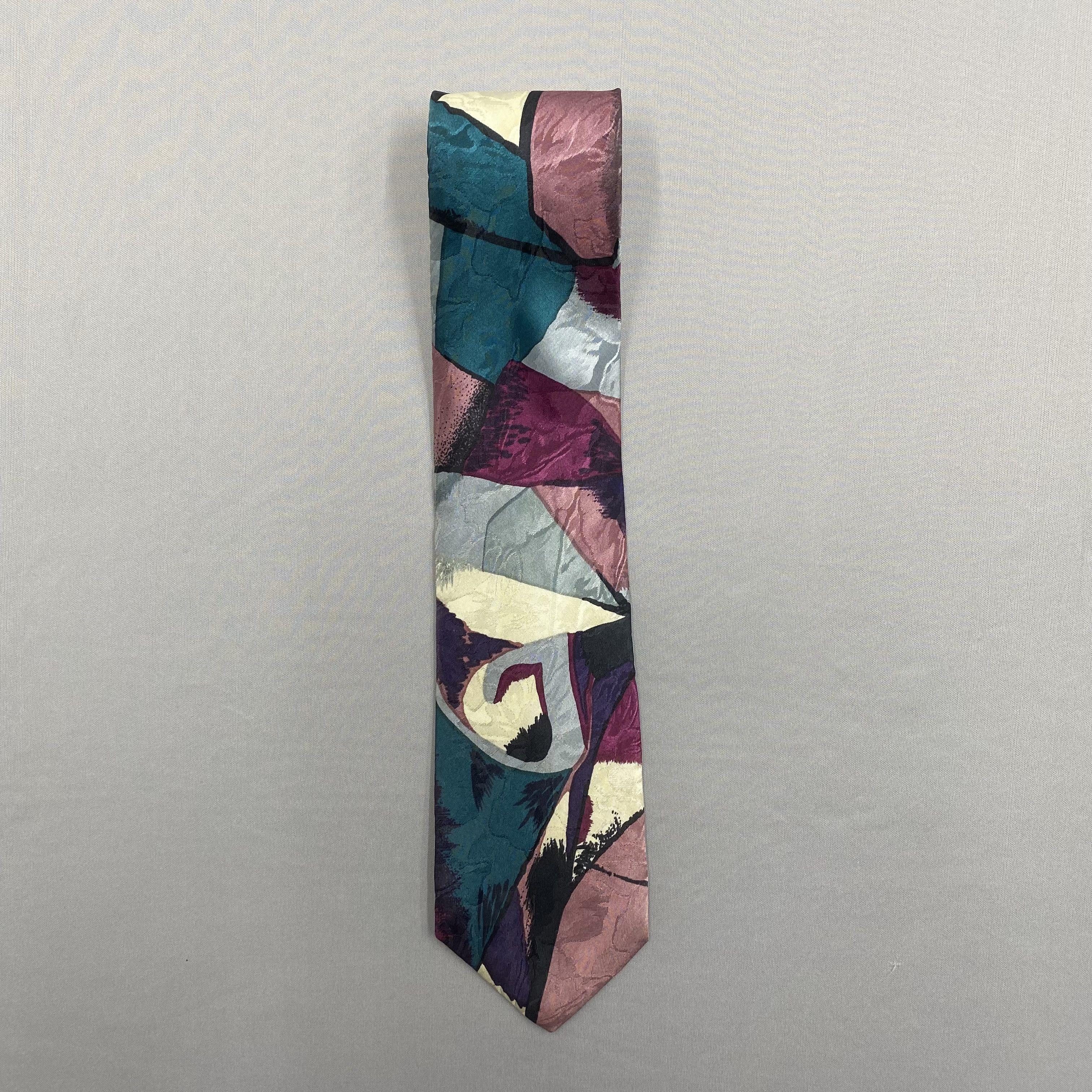 Japanese Brand Vintage Pierre Balmain SILK Necktie Cravate Pure Silk Size ONE SIZE - 3 Thumbnail