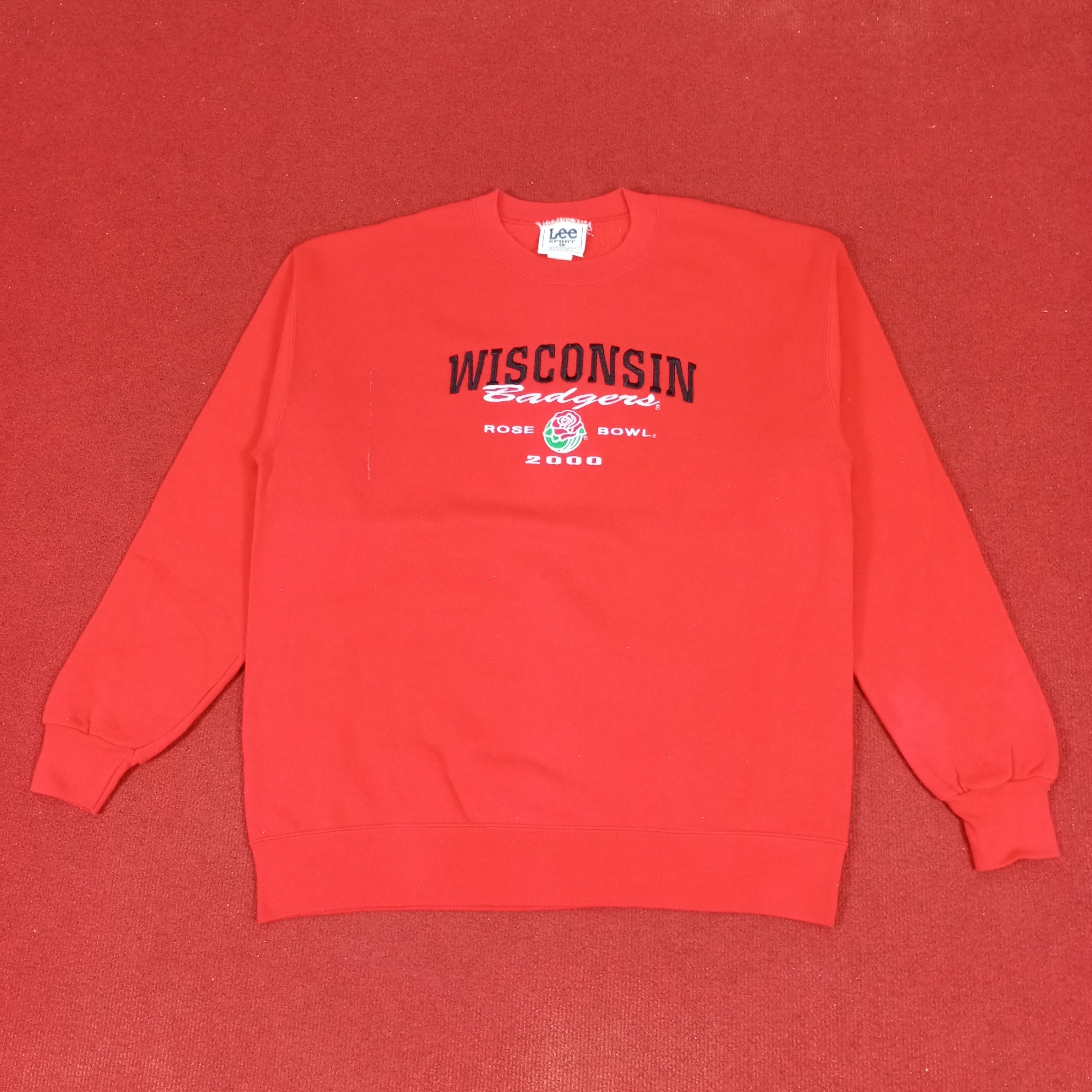 Lee Wisconsin Badgers Rose Bowl Vintage Sweatshirt Size US L / EU 52-54 / 3 - 1 Thumbnail