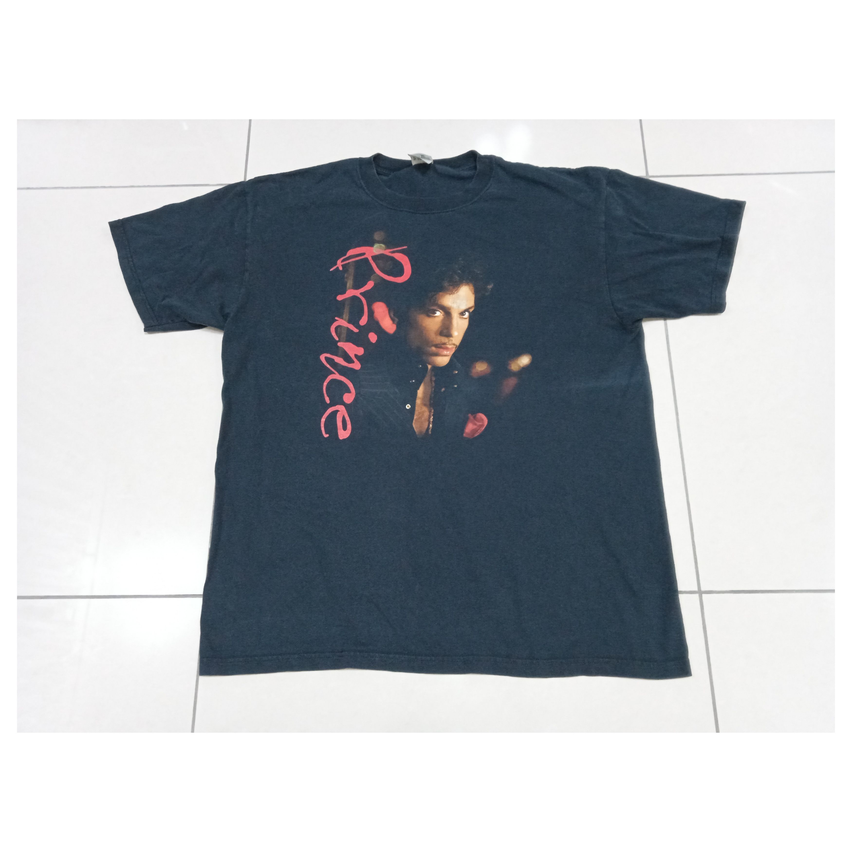 image of Band Tees x Vintage 2000S Prince Musicology 2004 T-Shirt in Blue Fade, Men's (Size XL)