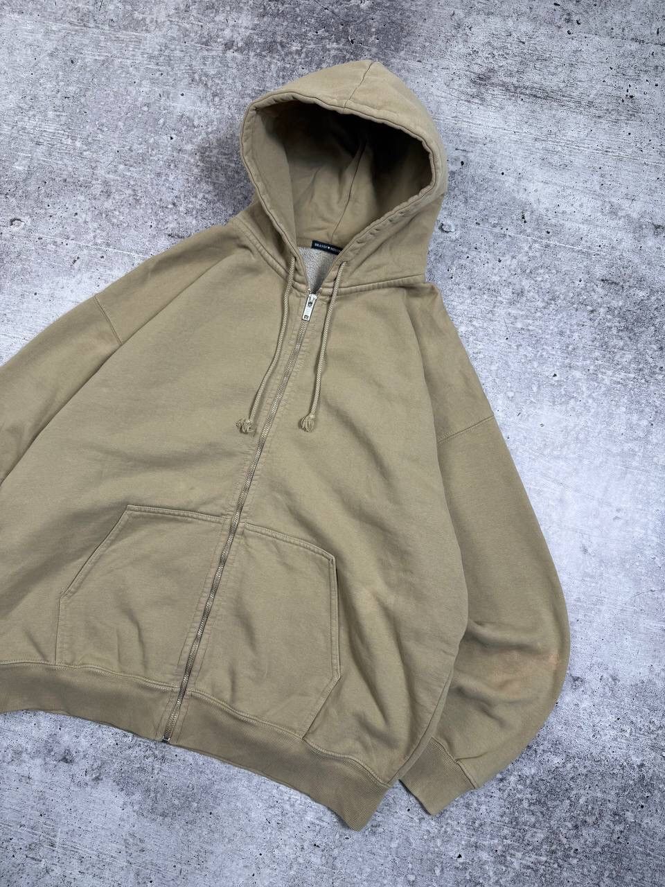 Vintage Vintage Baggy High Cotton Zip Up Hoodie Boxy Fit Y2K Size US L / EU 52-54 / 3 - 3 Thumbnail