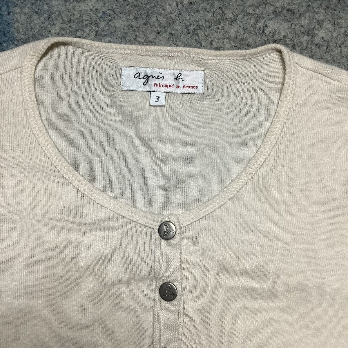 agnes b. Agnes B. Snap Button Sweatshirts Size L / US 10 / IT 46 - 2 Thumbnail