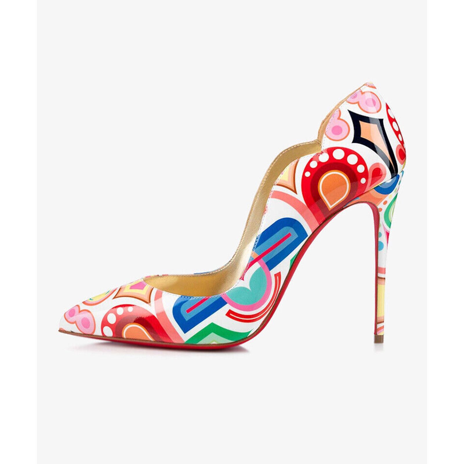 Christian Louboutin Christian Louboutin Hot Chick 100 Patent Tivoli Platine Size US 6 / IT 36 - 2 Thumbnail