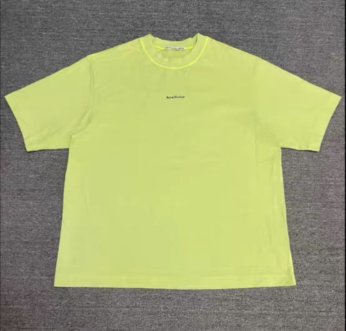 Acne Studios Acne Studios 23SS Letter Printed Washed Short Sleeve J40 Size US XL / EU 56 / 4 - 1 Thumbnail