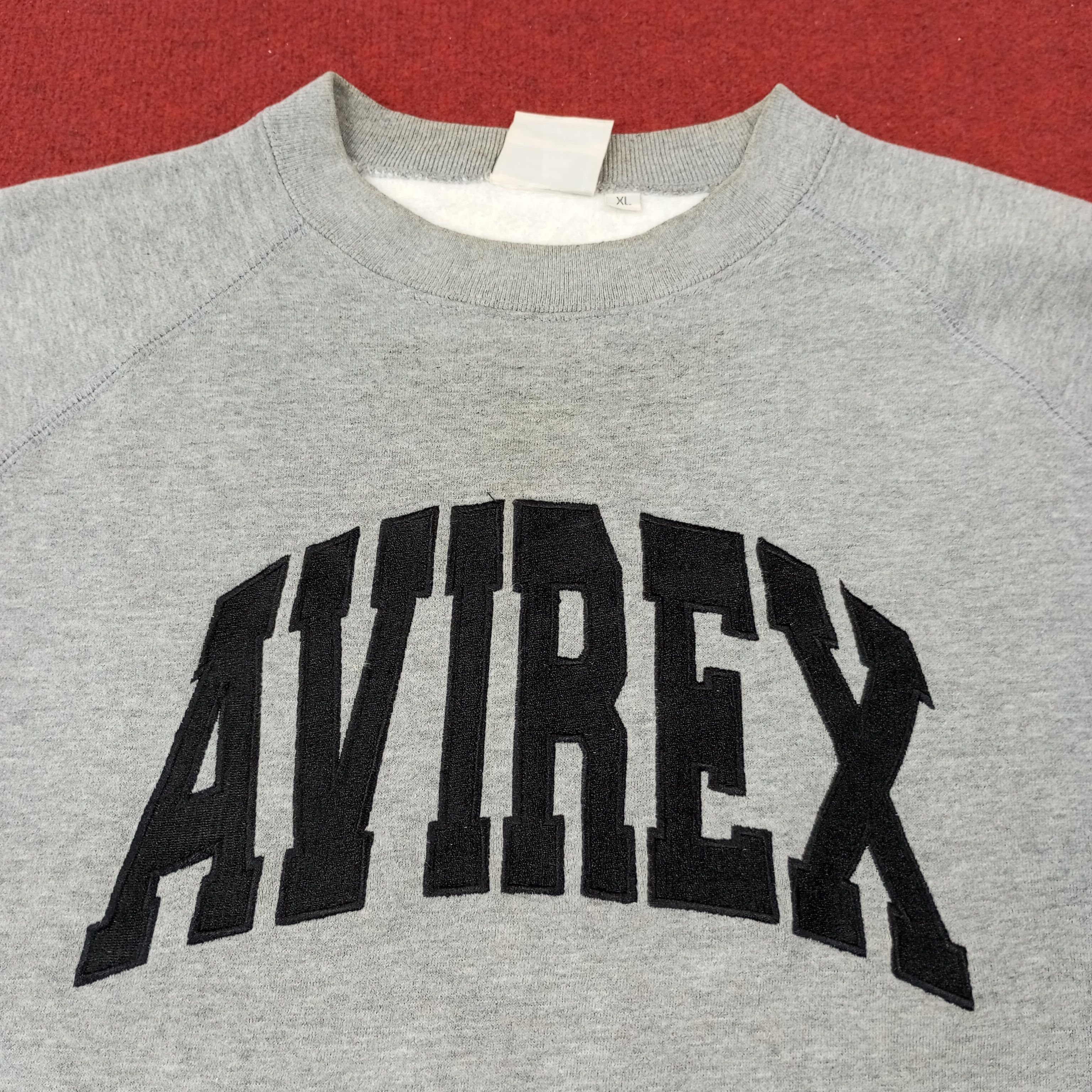 Avirex × Vintage Avirex Spellout Design Sweatshirt c222n26 Size US L / EU 52-54 / 3 - 2 Thumbnail