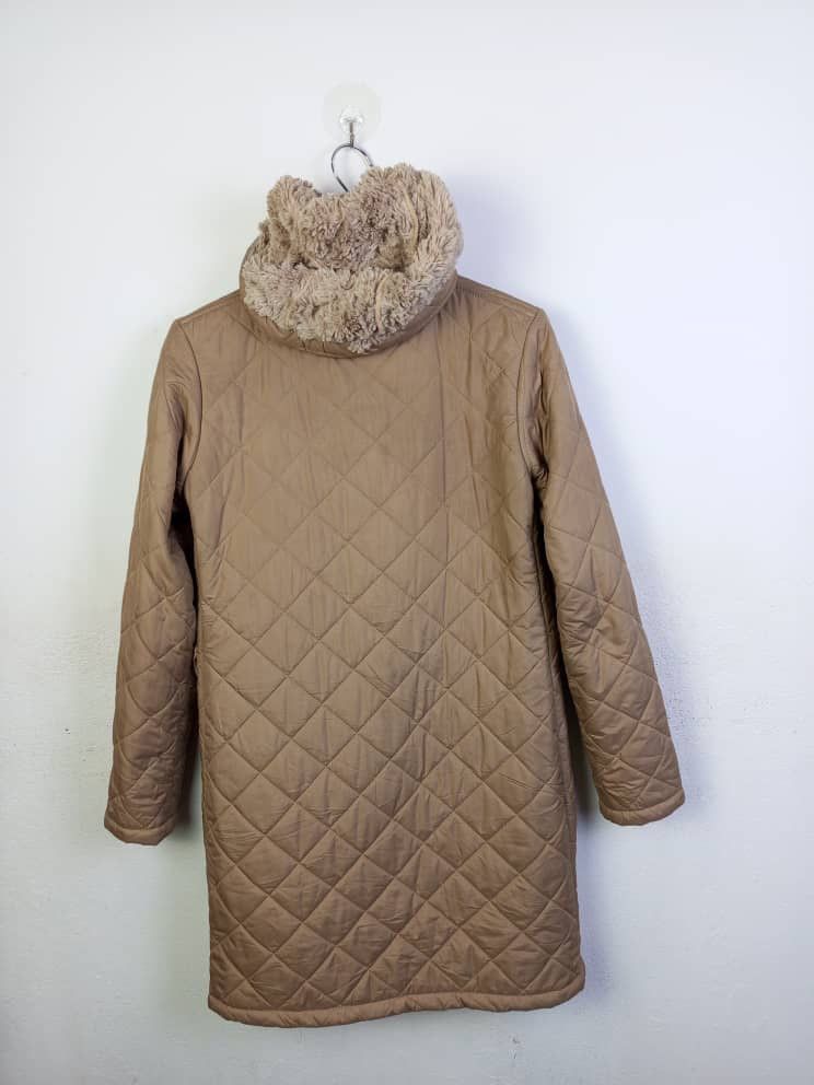 Mackintosh × Vintage MACKINTOSH QUILTED COAT BEIGE Hoodie Size XS / US 0-2 / IT 36-38 - 7 Thumbnail