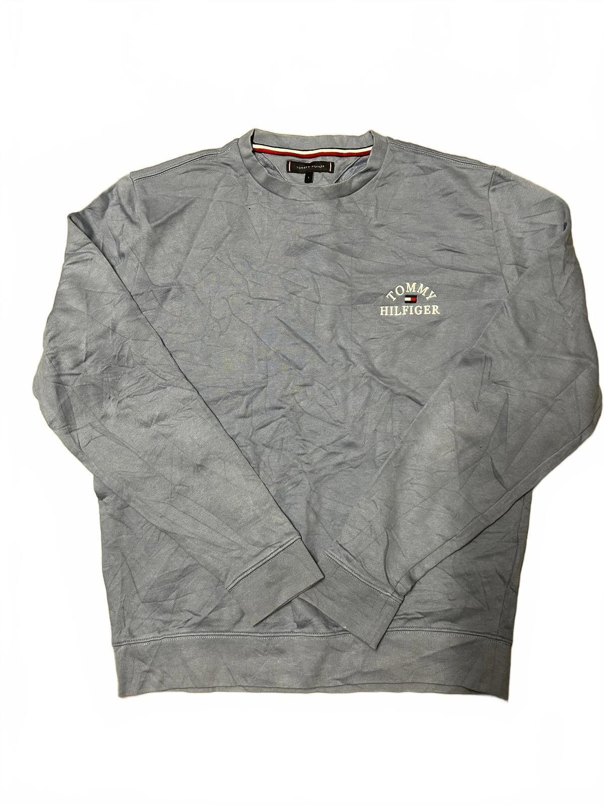 Tommy Hilfiger Tommy Hilfiger Light Blue Sweatshirt Size US L / EU 52-54 / 3 - 2 Thumbnail